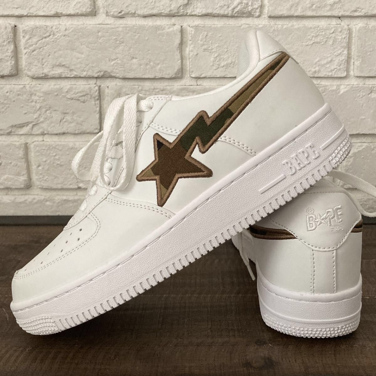 BAPESTA Leather sneakers 1st camo a bathing ape BAPE STA