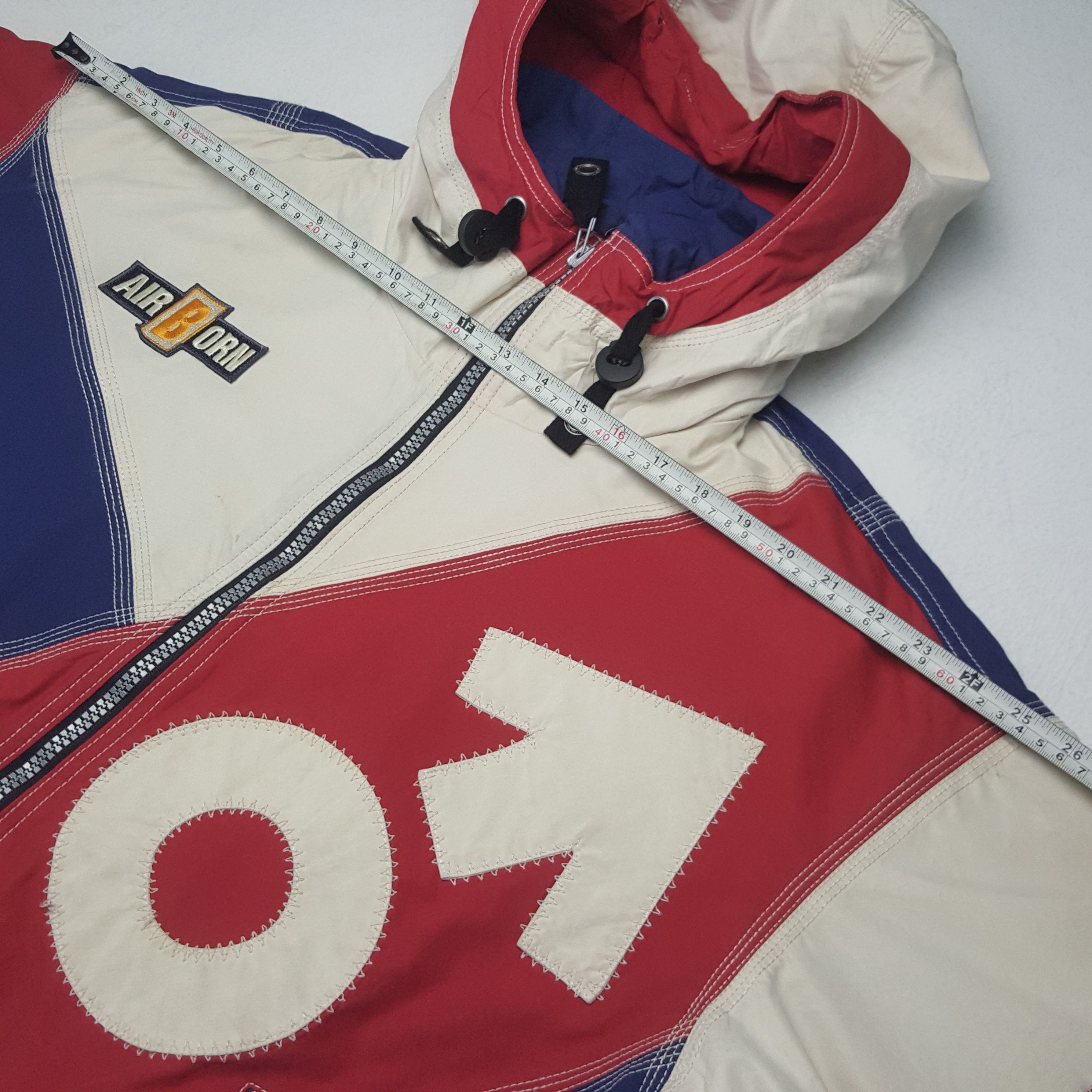 Japanese Brand × Vintage Vintage Air Born American Sports Windbreaker Jacket C281N2 Size US XL / EU 56 / 4 - 7 Thumbnail