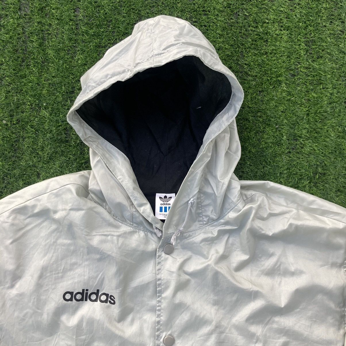 Adidas VINTAGE ADIDAS TREFOIL BIG LOGO COACH JACKET Size US L / EU 52-54 / 3 - 4 Thumbnail