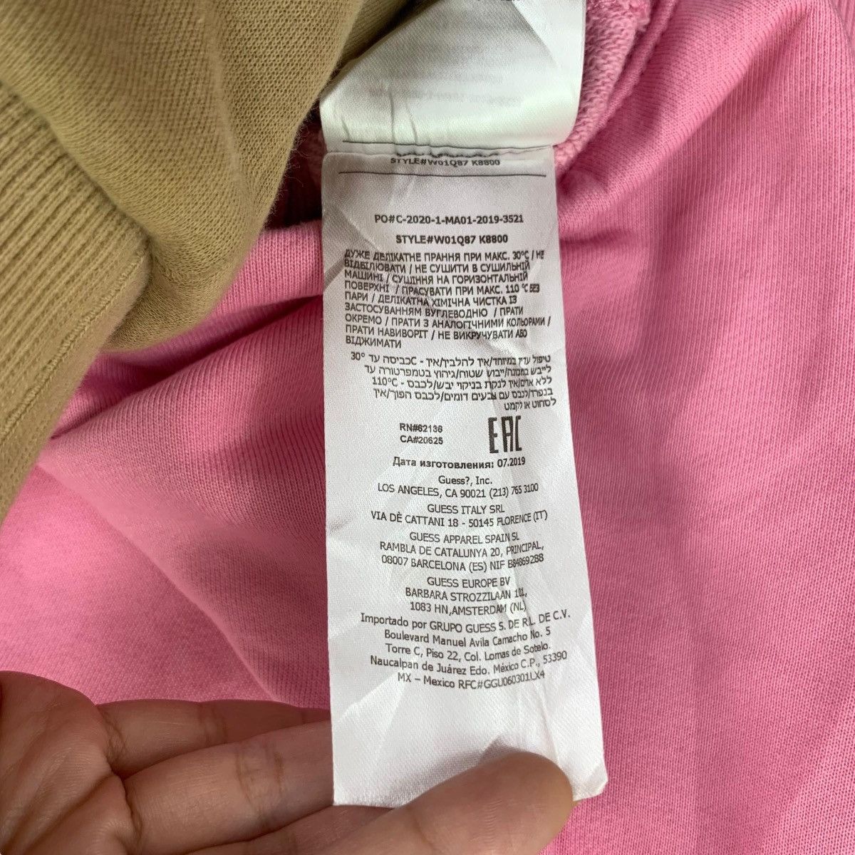 Guess GUESS 1981 Side Tape Pink Crop Top Size S / US 4 / IT 40 - 11 Thumbnail