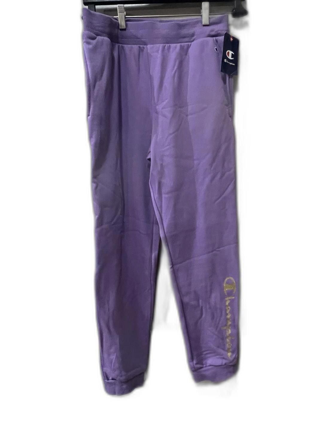 Champion Champion Purple Kids Sweatpants Size ONE SIZE - 1 Thumbnail
