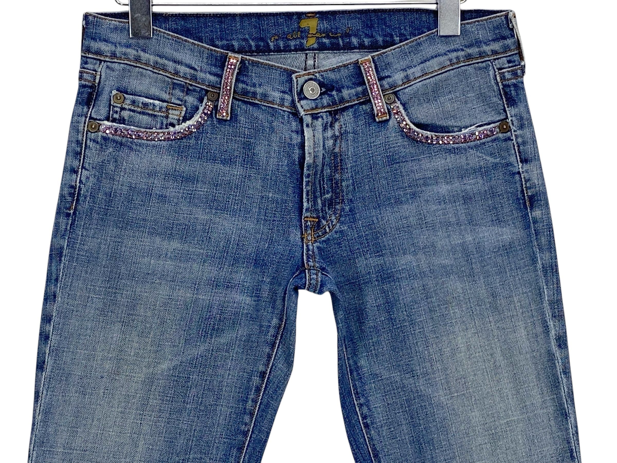 7 For All Mankind 7 for all Mankind Jeans Flare Jeans Size 28" / US 6 / IT 42 - 3 Thumbnail