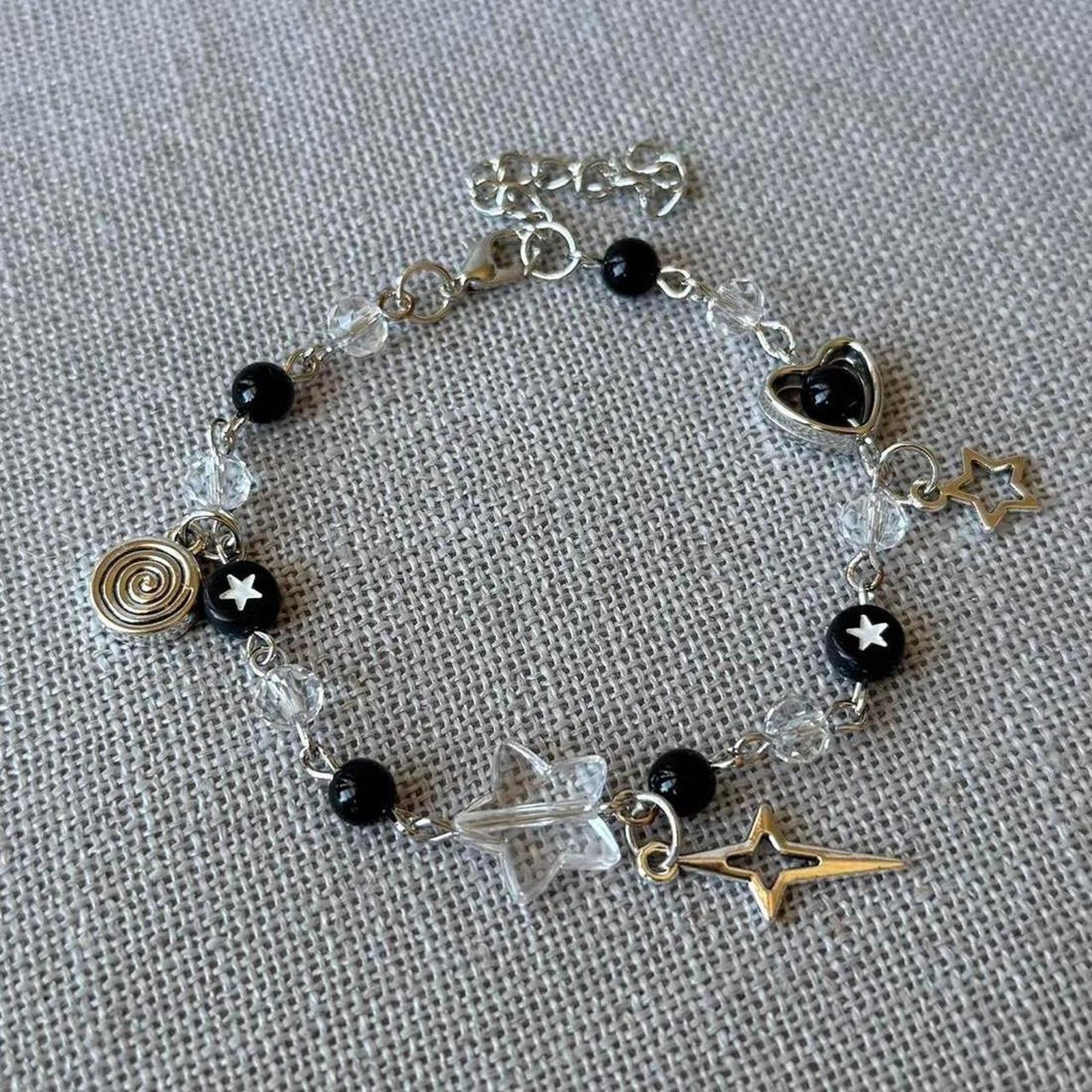 Other Cute y2k beaded charm bracelet WMNS Size ONE SIZE - 1 Thumbnail