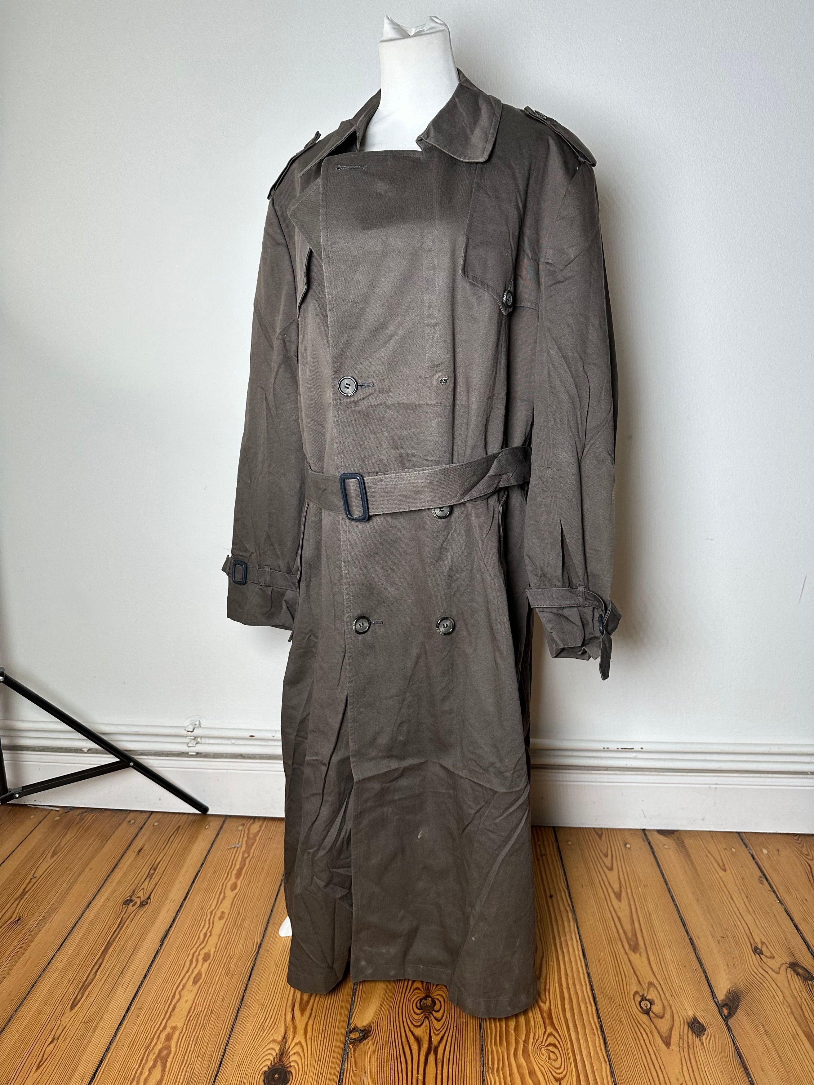 Dior Vintage Mens Canvas Trenchcoat Grey L Size US L / EU 52-54 / 3 - 1 Thumbnail