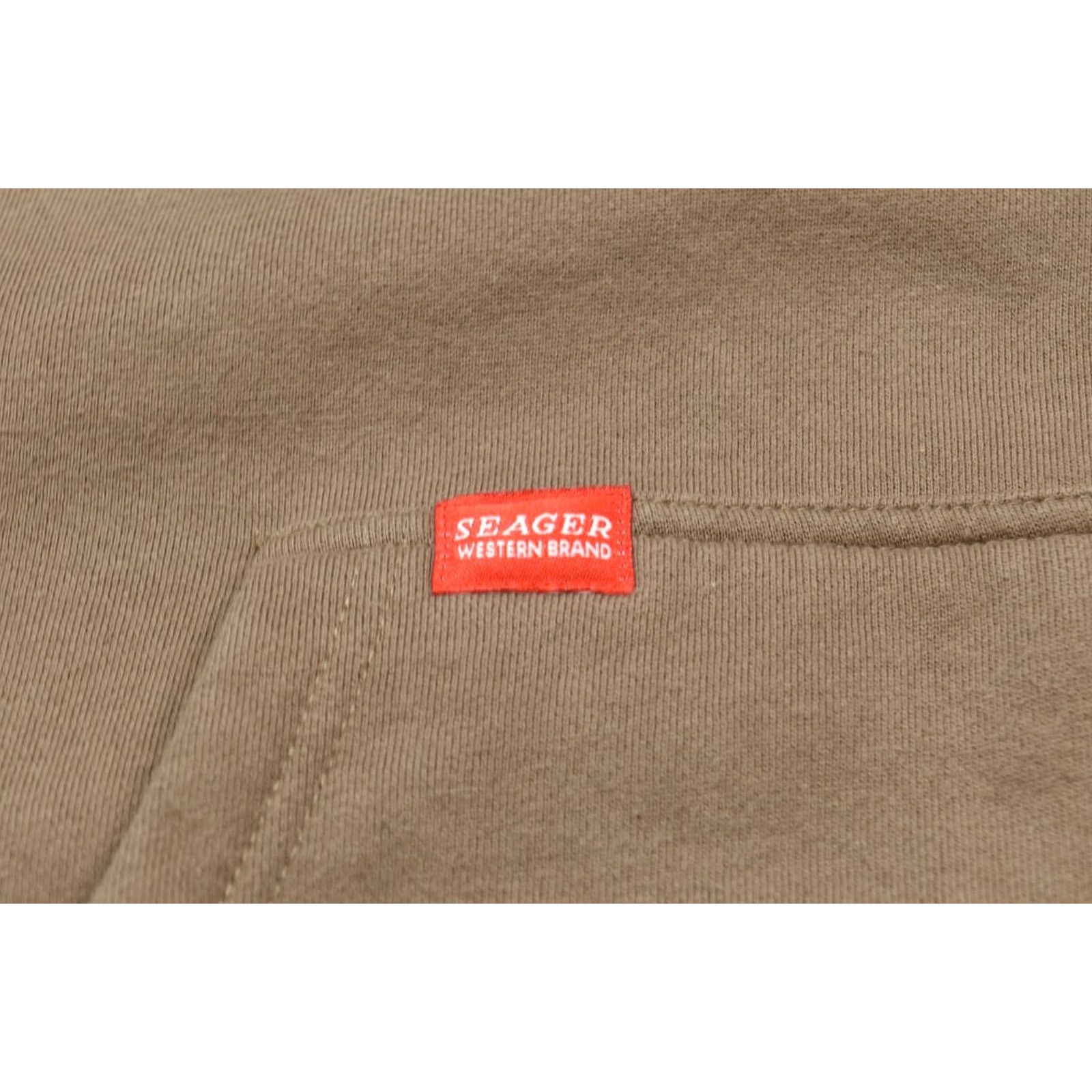 Vintage Seagar Western Company Hoodie Sweater Brown Long Sleeve Pullover XL Mens Regular Pullover Brown Western Size US XL / EU 56 / 4 - 5 Thumbnail
