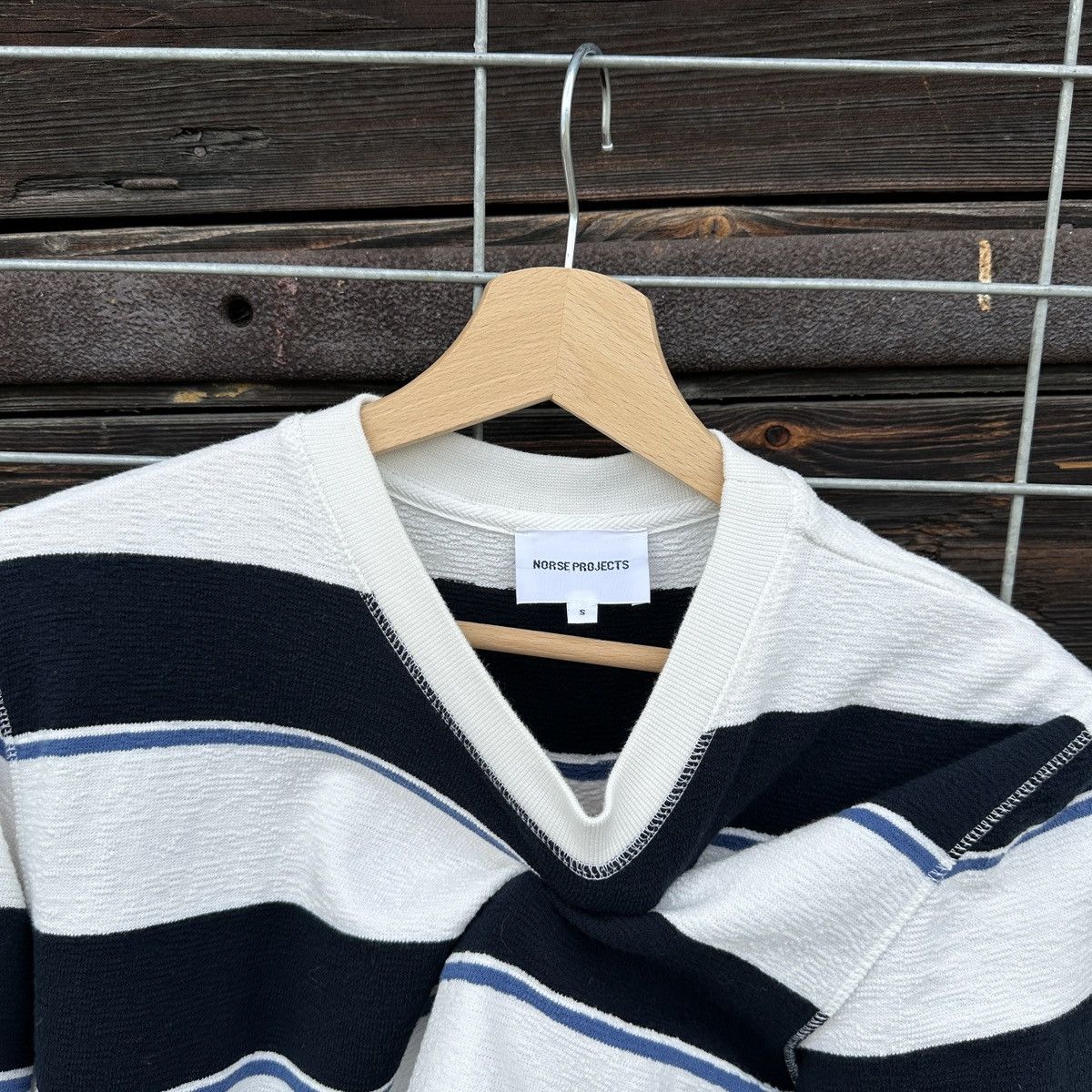 Norse Projects Norse Projects Johannes Textured Stripe T-Shirt Casual S Size US S / EU 44-46 / 1 - 4 Thumbnail