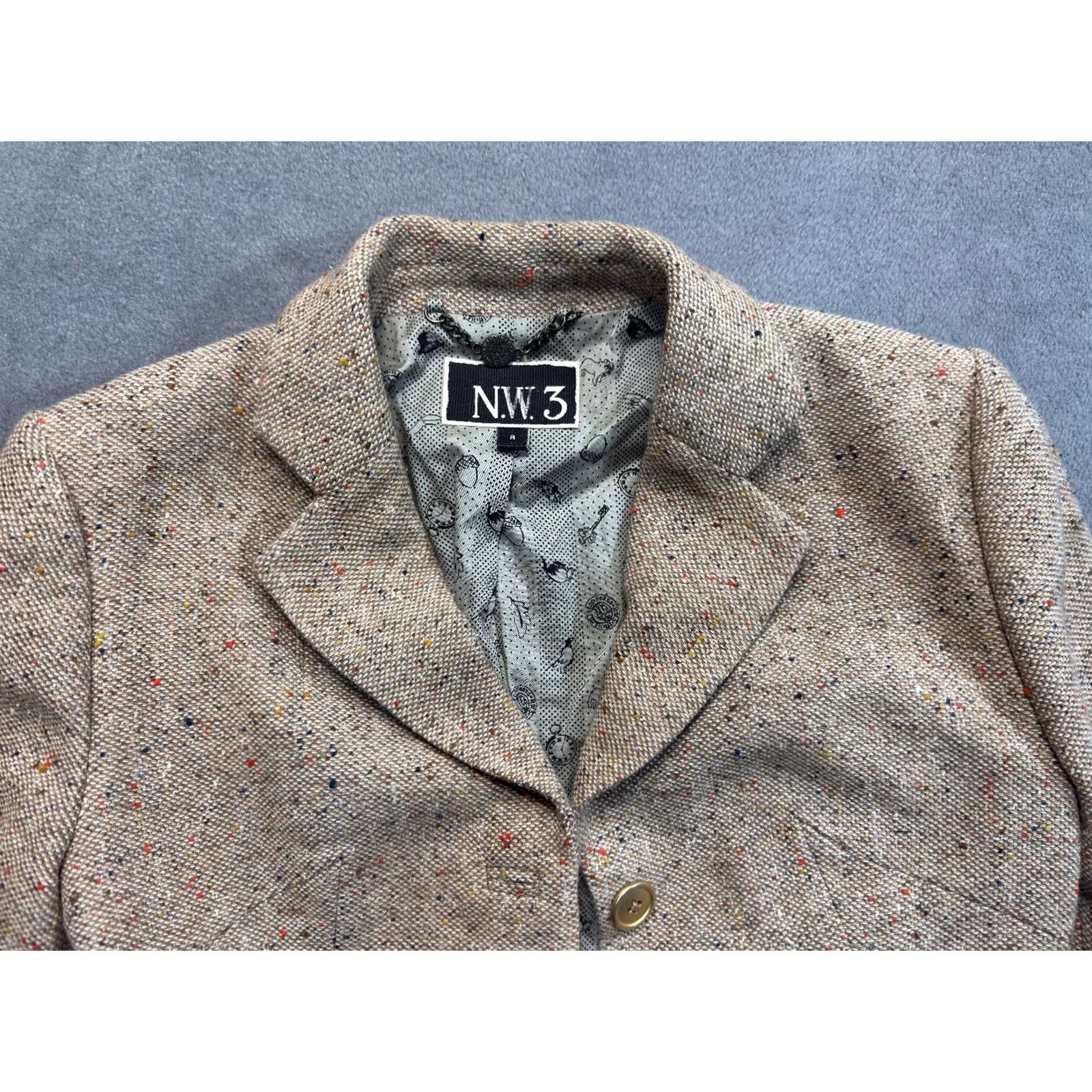 Vintage Hobbs N.W.3 Blazer Jacket Beige Womens Size 8 Jacket Womens Beige 8 Contemporary Hobbs N.W.3 Blazer Size M / US 6-8 / IT 42-44 - 6 Thumbnail