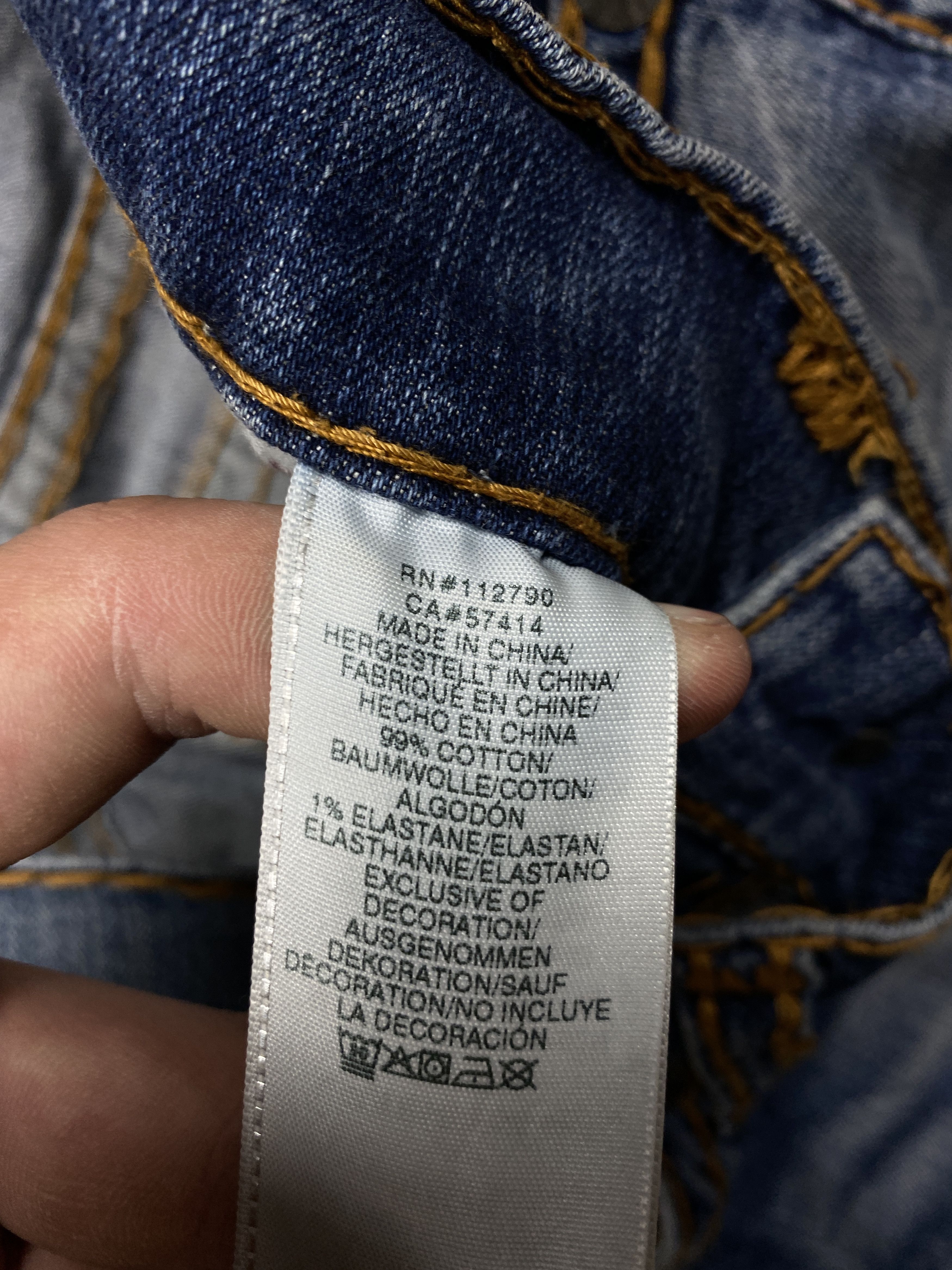 True Religion True Religion Vintage Mens Denim Pants Y2K Jeans Size US 33 - 6 Thumbnail