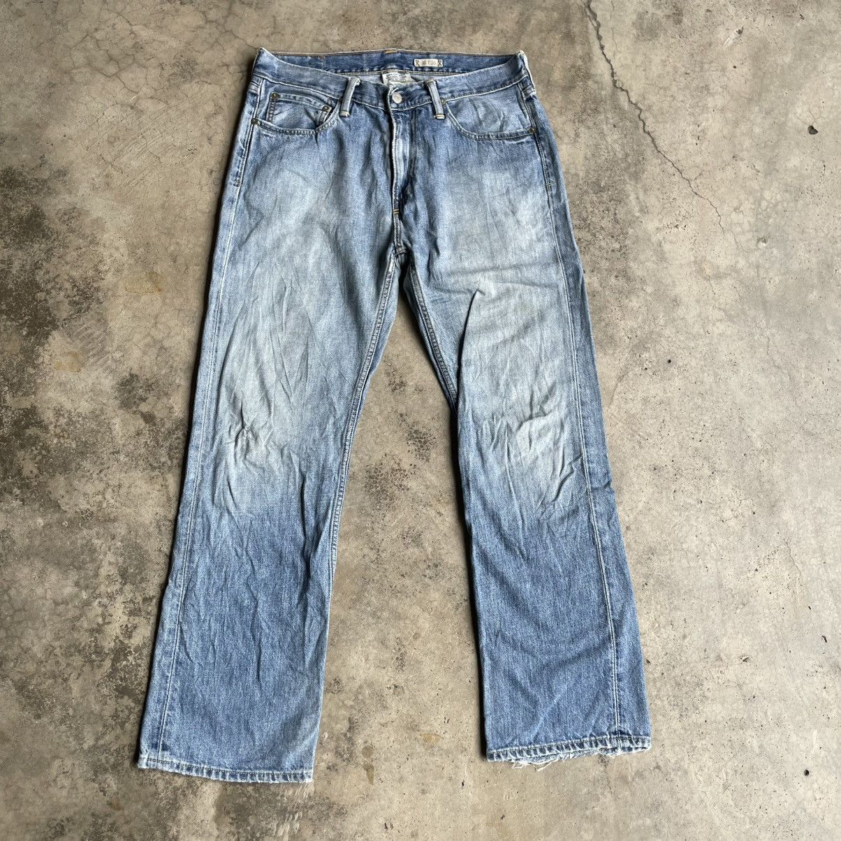 Polo Ralph Lauren × Vintage 🔥Polo Ralph Lauren Stoned Washed Ripped Distress Denim Jeans Size US 32 / EU 48 - 1 Thumbnail