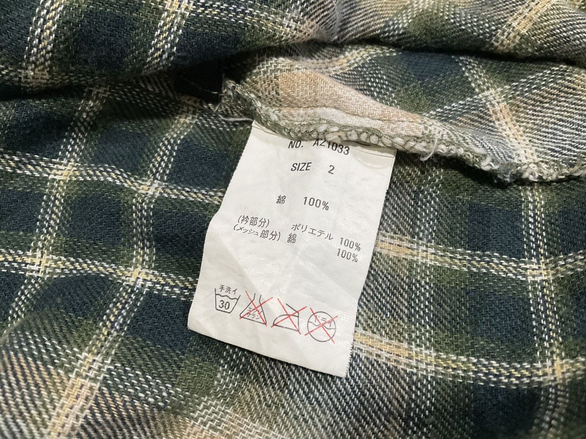 Hysteric Glamour × If Six Was Nine × Japanese Brand 🔥Sick Y2K Xfrm Flannel Mesh Shirt Tribal Glitter Size US S / EU 44-46 / 1 - 11 Thumbnail
