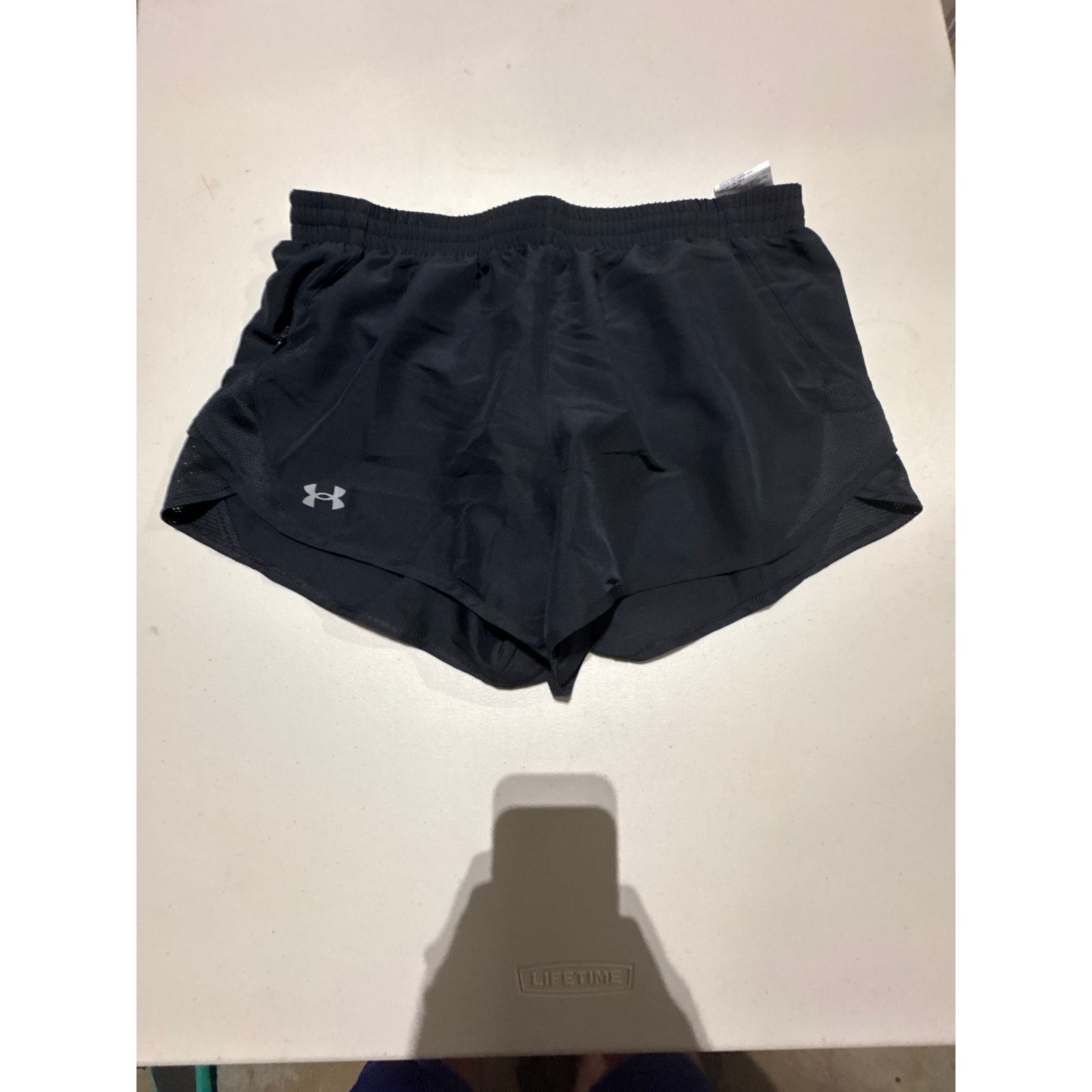 Under Armour Under Armour Women’s Black Running Shorts Size Large Size 32" / US 10 / IT 46 - 2 Thumbnail