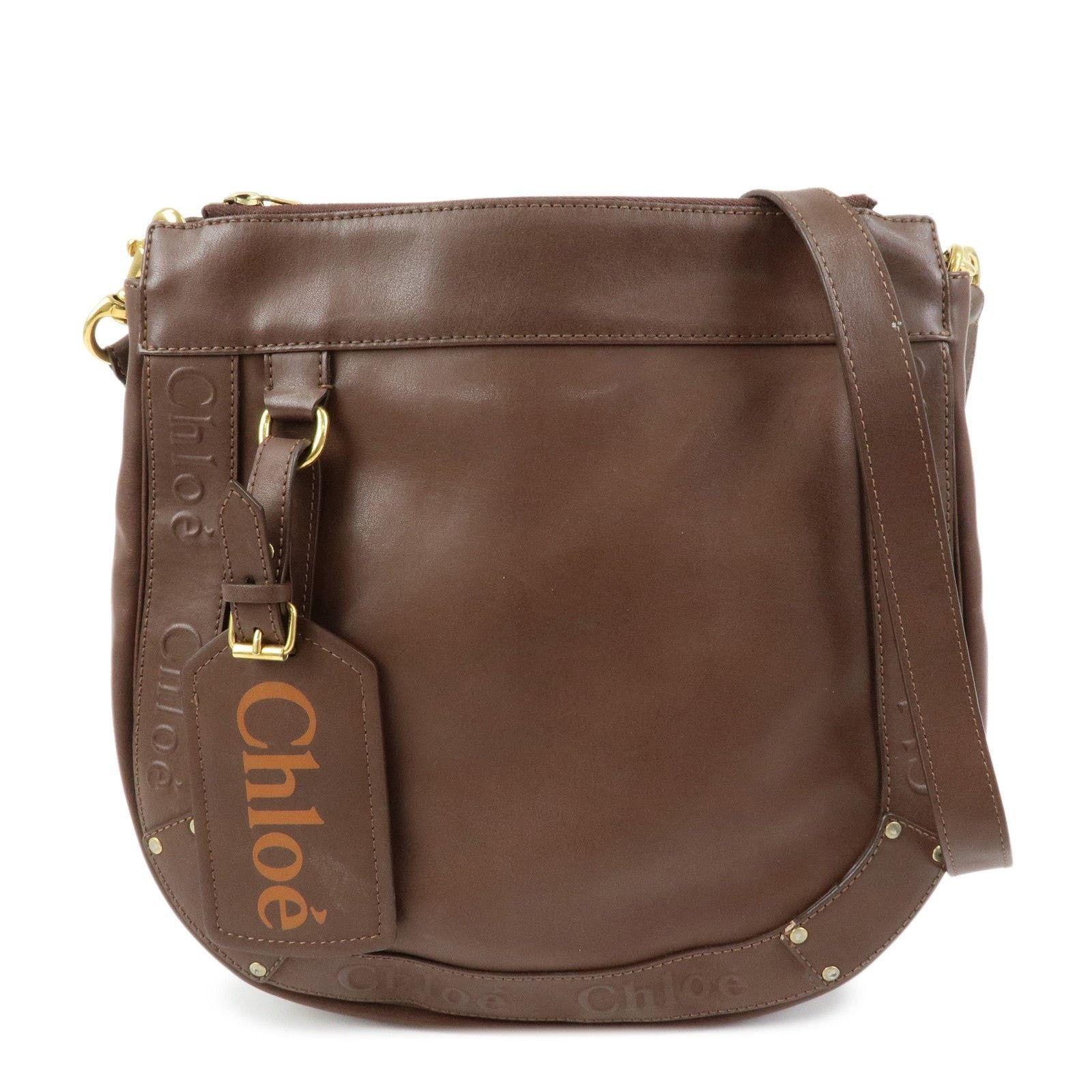 Chloe Chloe Eden Leather Crossbody Bag Brown Size ONE SIZE - 1 Thumbnail