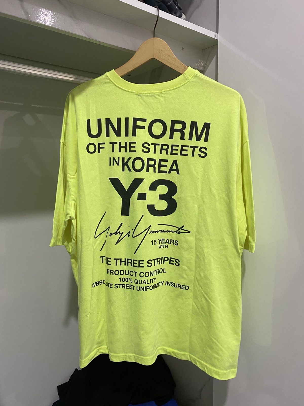 Adidas 💸BINDINGOFFER💸Y3 Adidas In Street Korea Tshirt AA0168 Size US L / EU 52-54 / 3 - 1 Thumbnail