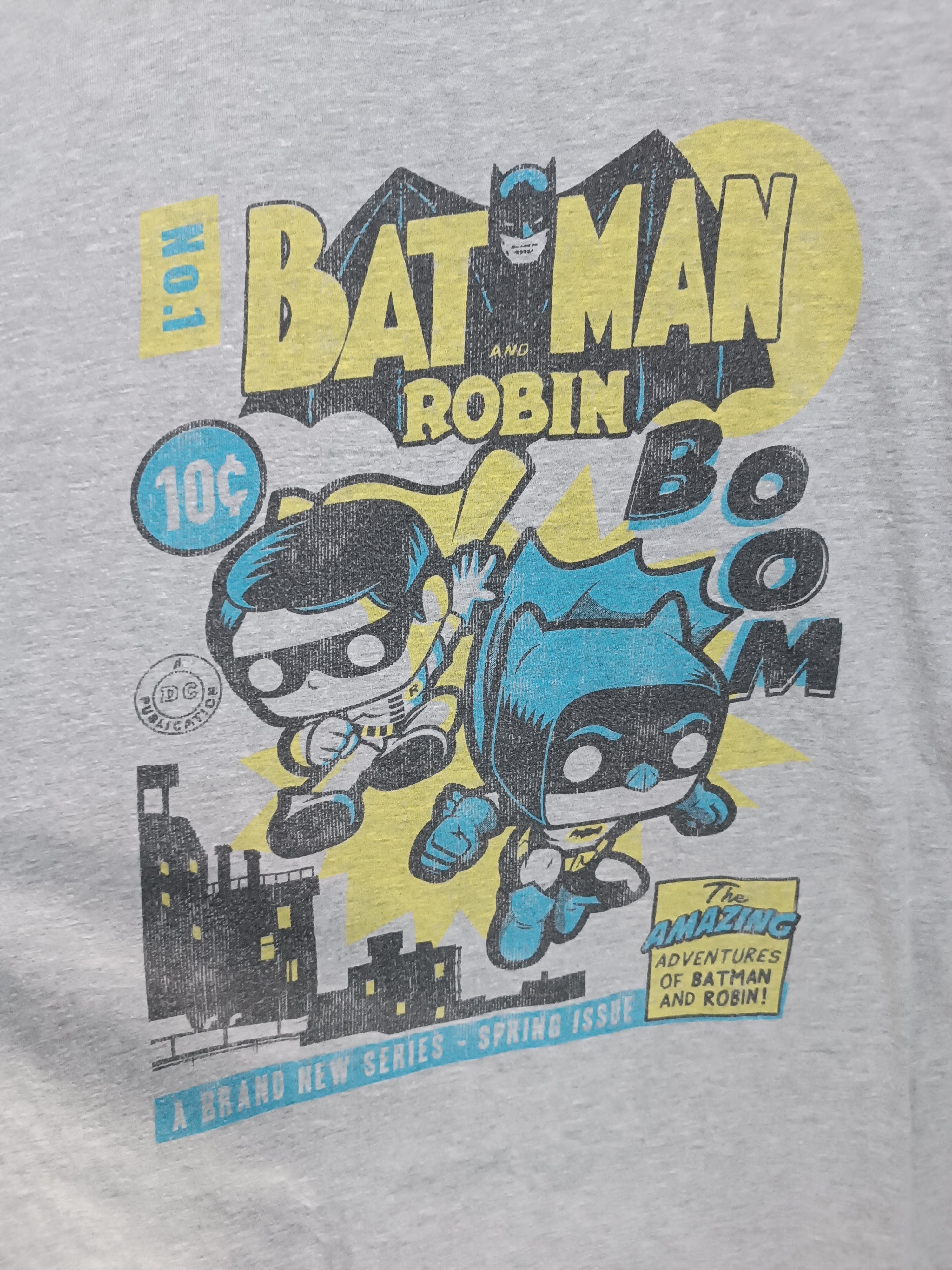 DC Comics VINTAGE BATMAN FUNKO POP TEE CUTE FUNNY SUPERMAN Size US L / EU 52-54 / 3 - 9 Thumbnail
