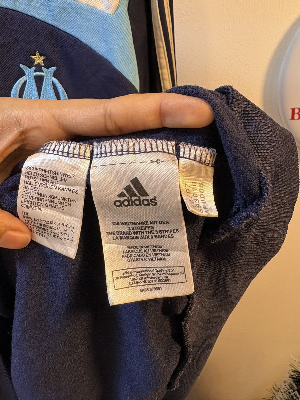 Adidas Vintage Y2K Olympique de Marseille Tracksuit Size US XXL / EU 58 / 5 - 6 Thumbnail