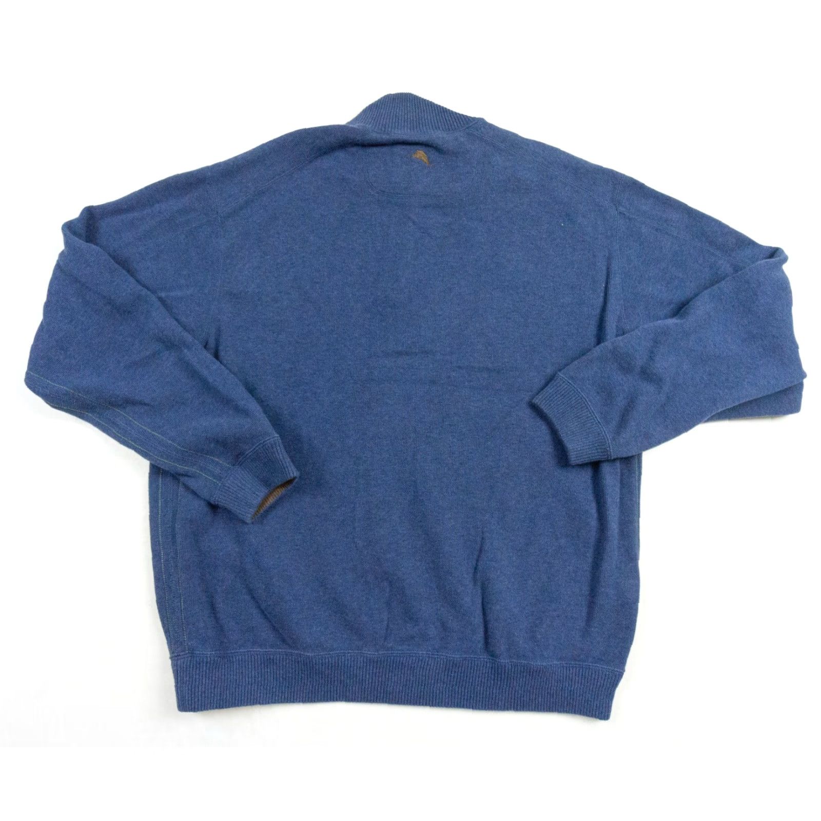 Tommy Bahama VINTAGE Tommy Bahama Sweater Shirt Adult X-Large Blue 1/4 Zip Reversible Outdoor Mens Size US XL / EU 56 / 4 - 6 Thumbnail