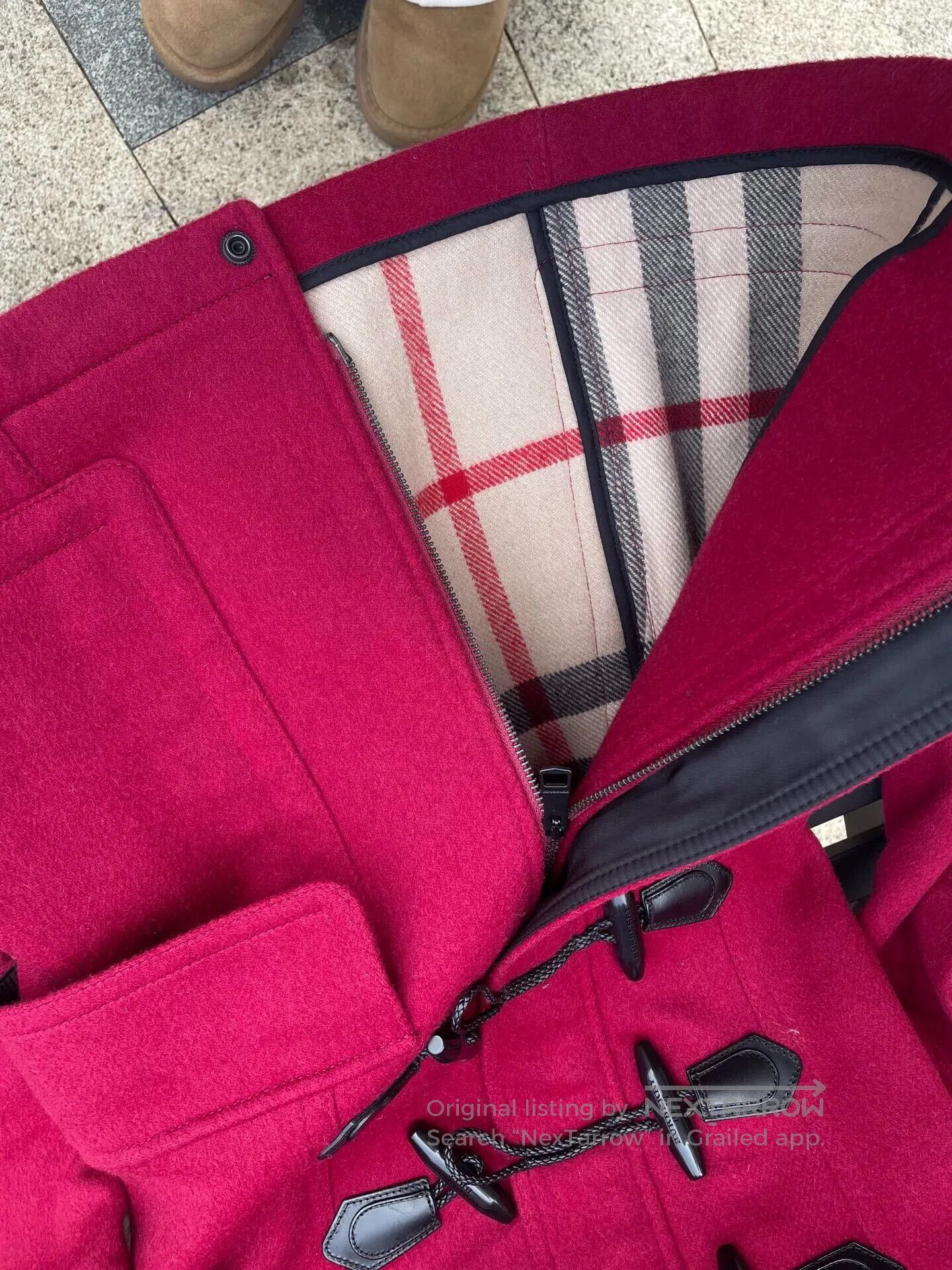 Burberry Burberry Toggle Coat in Excellent Condition. Size XS / US 0-2 / IT 36-38 - 6 Thumbnail