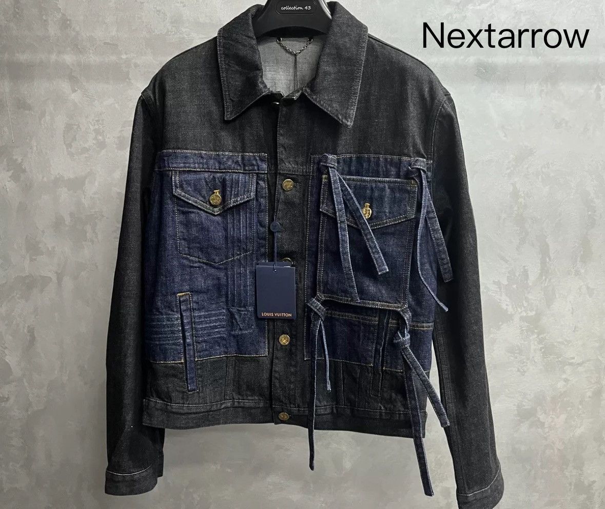 Louis Vuitton Louis Vuitton's latest black bow color blocked denim jacket Size US M / EU 48-50 / 2 - 1 Thumbnail