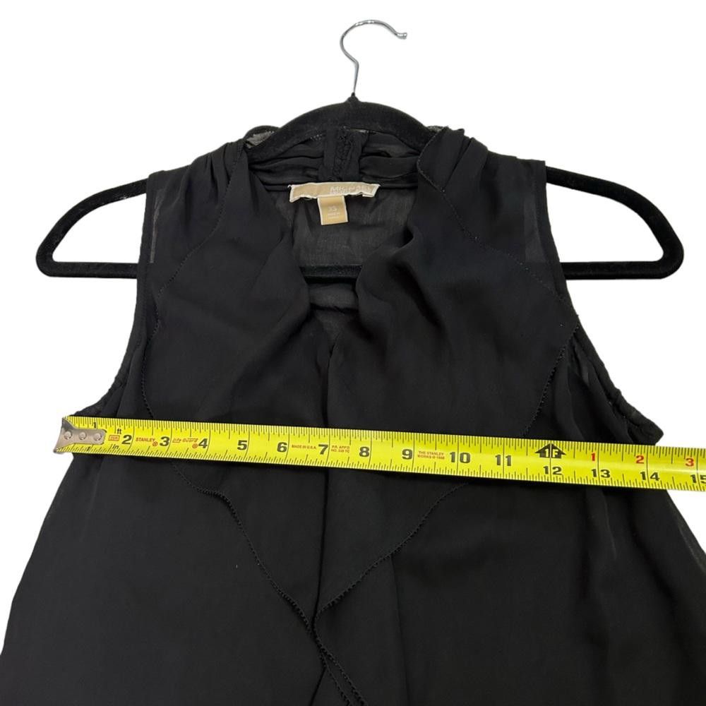 Michael Kors Michael Kors l Sheer Front Drape Blouse XS Size XS / US 0-2 / IT 36-38 - 6 Thumbnail