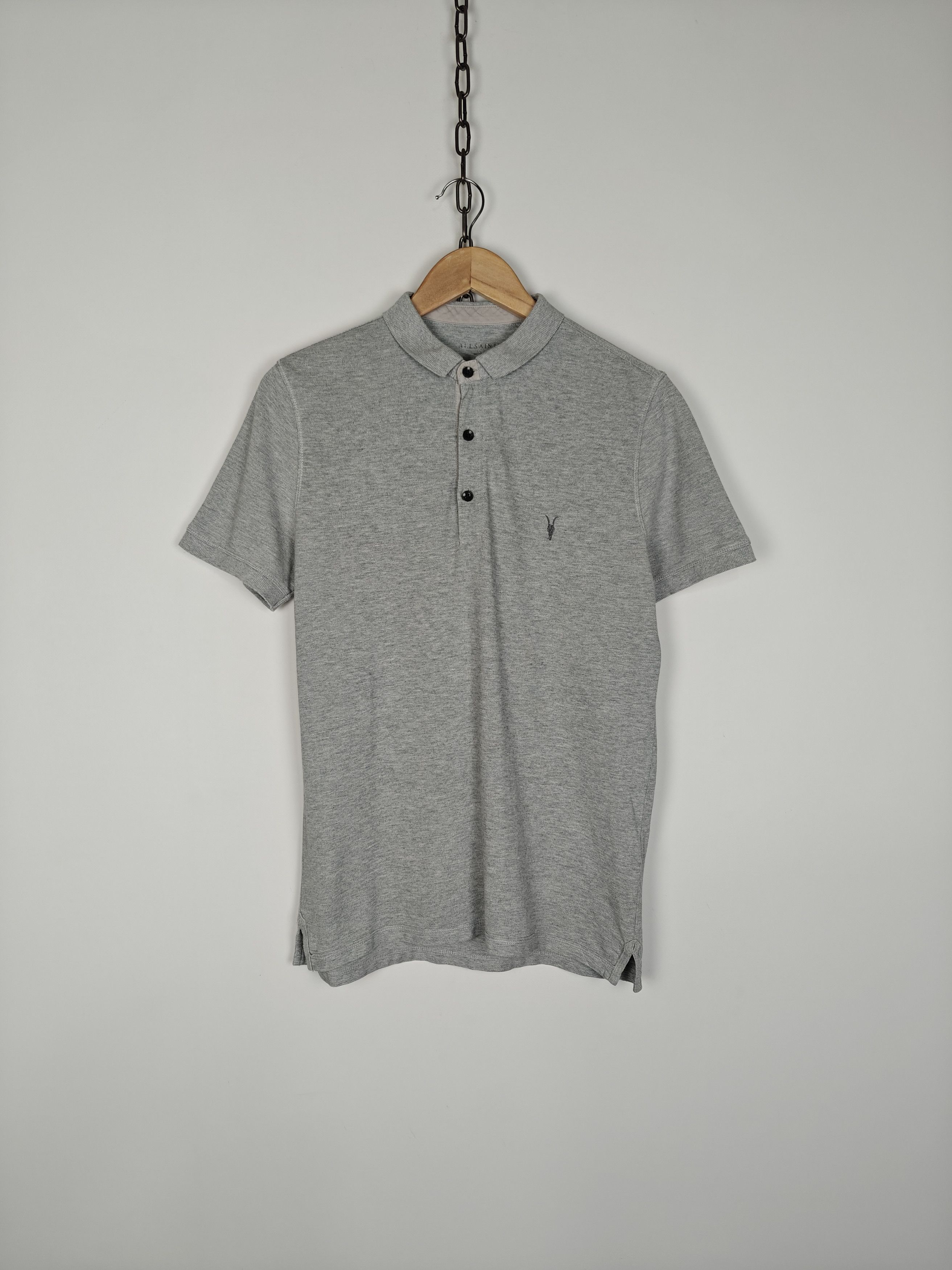 Allsaints Allsaints Polo T-Shirt Reform Gray Small Logo size M Size US M / EU 48-50 / 2 - 1 Thumbnail