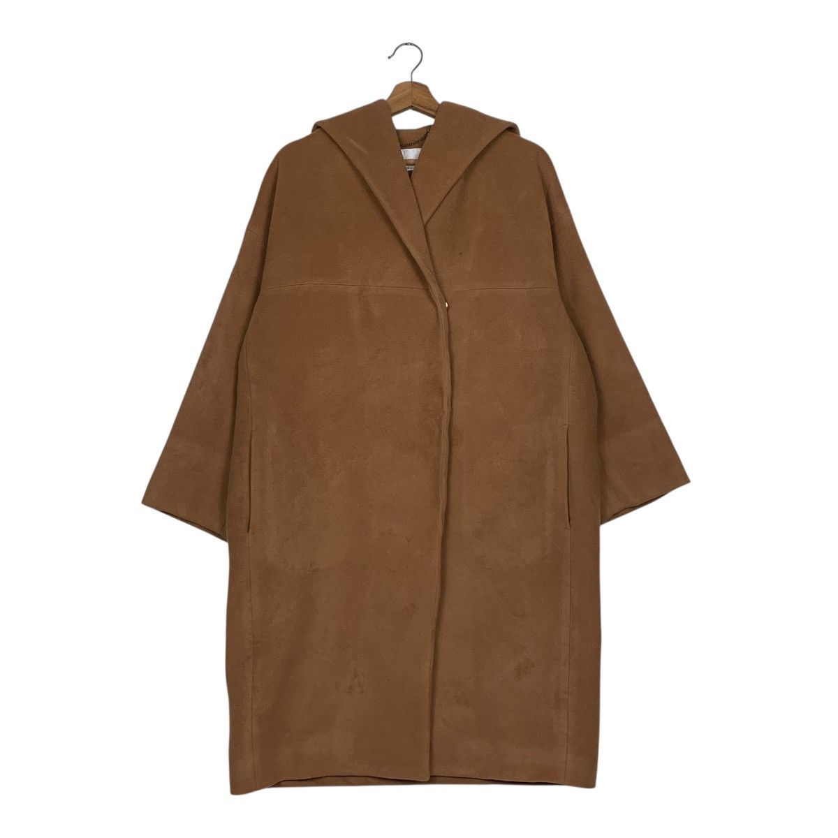 Japanese Brand Ined Inspired By Yohji Yamamoto Wool Hooded Overcoat Size M / US 6-8 / IT 42-44 - 1 Thumbnail