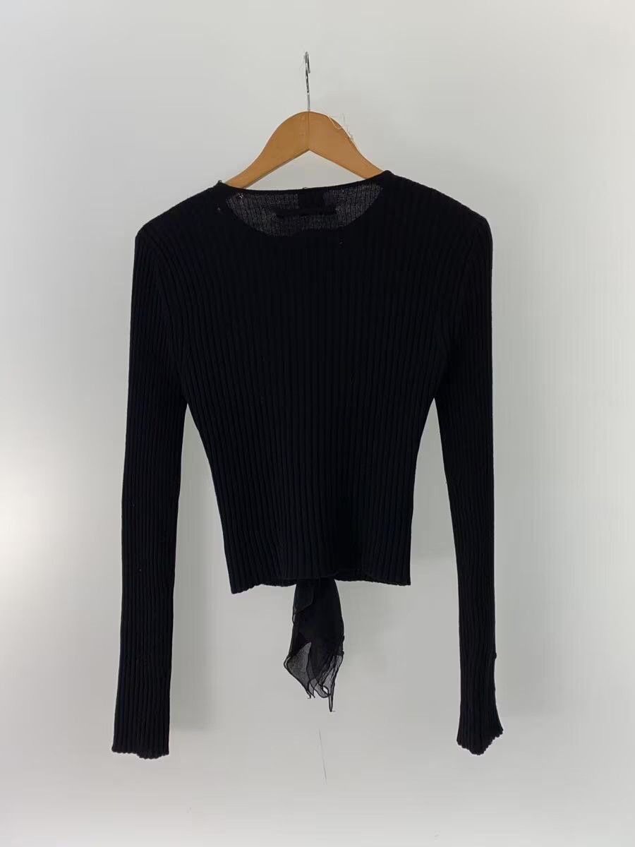 Jean Paul Gaultier Frill Ribbed Wool Knit Sweater Size M / US 6-8 / IT 42-44 - 2 Thumbnail