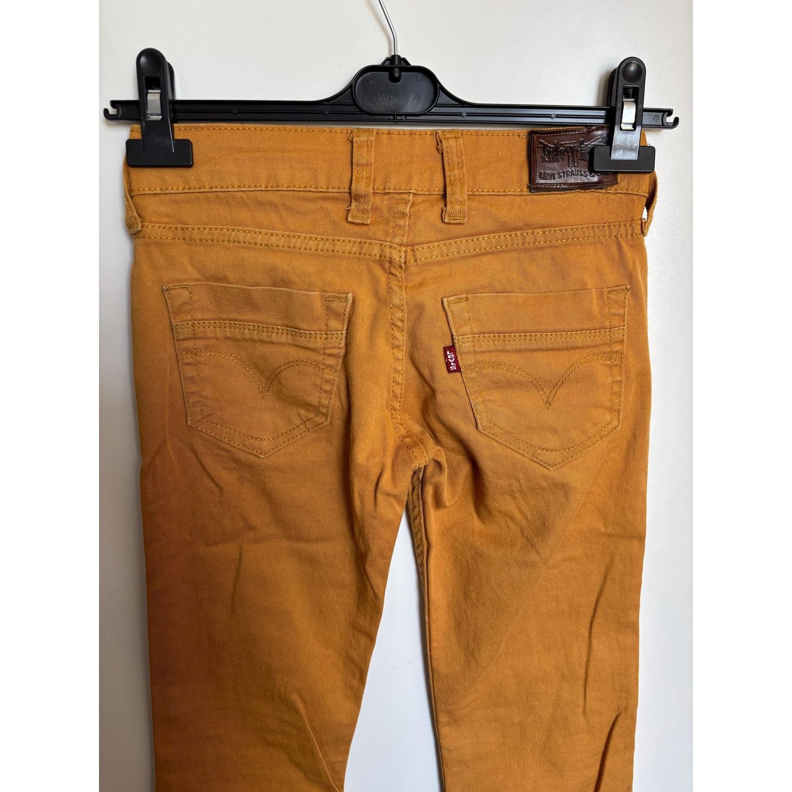 Levi's Levi's 510 W27 L34 USA 1996 Orange Stretch Bootcut Jean Size US 27 - 5 Thumbnail