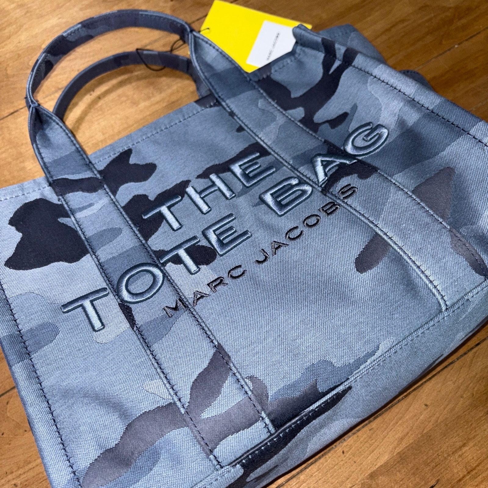 Marc Jacobs NWT Marc Jacobs The Camo Jacquard Medium Tote Bag BLue NEW Size ONE SIZE - 2 Thumbnail