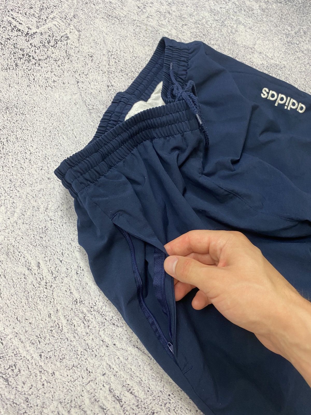 Adidas × Vintage Vintage 90s Adidas Y2K Retro Hype Nylon Track Suit Size US M / EU 48-50 / 2 - 13 Thumbnail