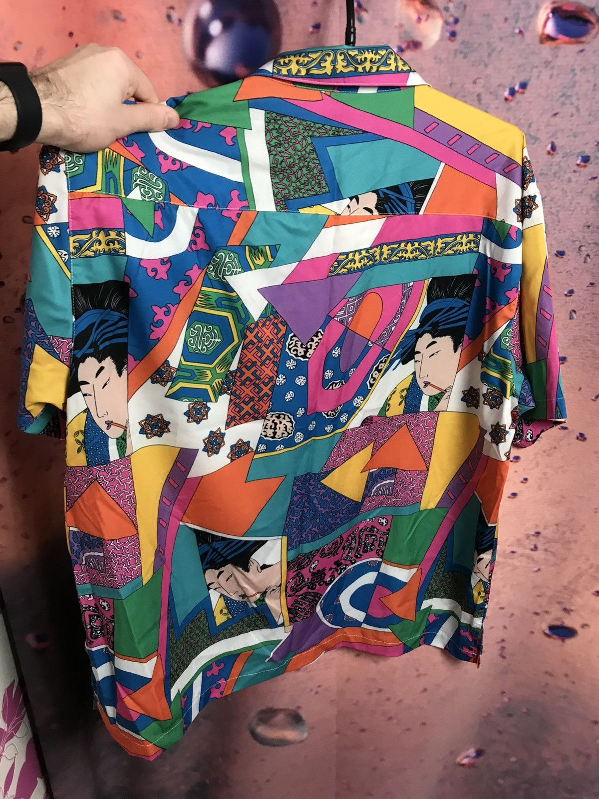 Vintage Vintage crazy Japanese style shirt Size US XL / EU 56 / 4 - 4 Thumbnail
