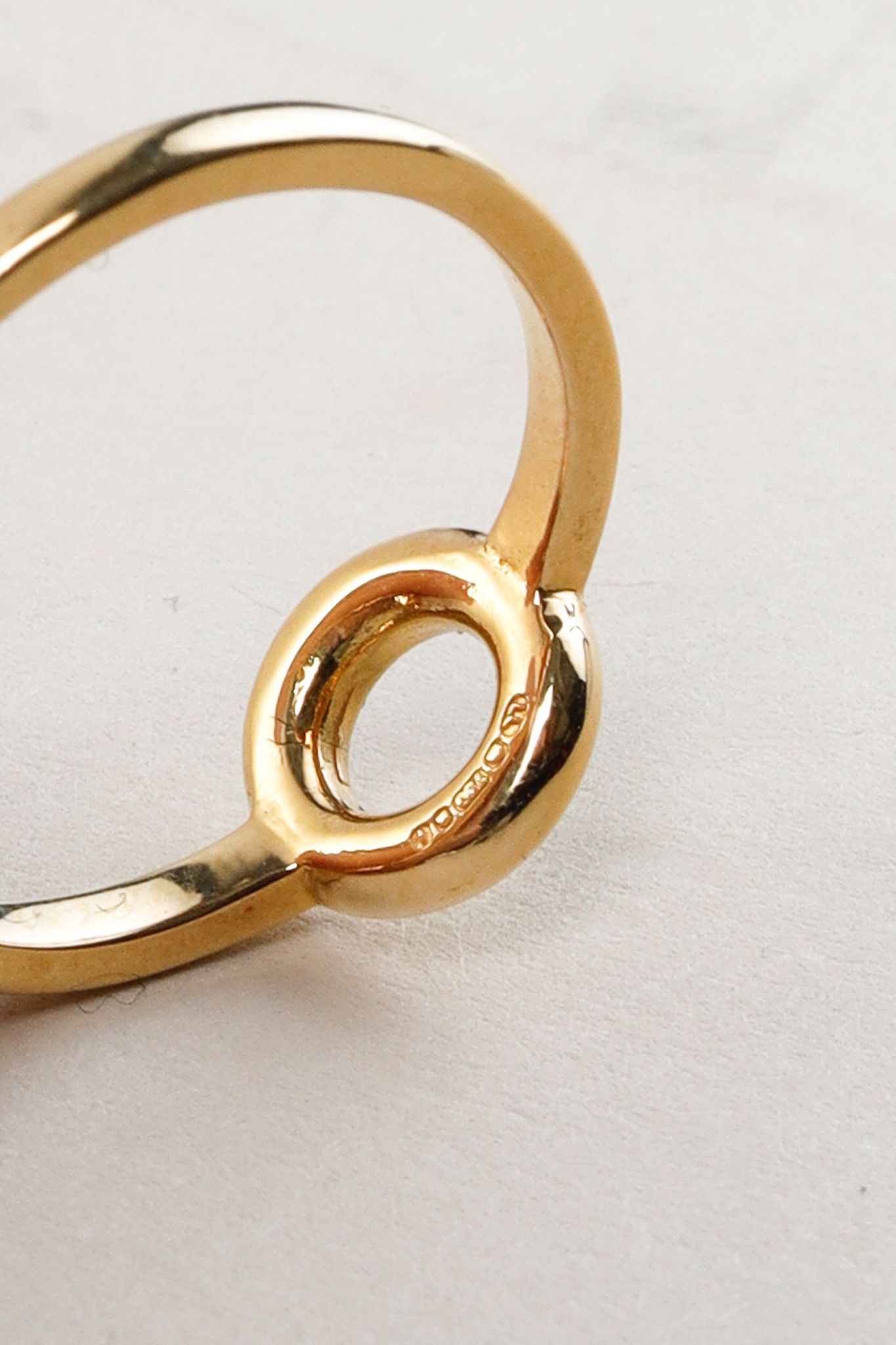 Links Of London Links of London 18k Gold Circle Ring Links of London Size ONE SIZE - 4 Thumbnail
