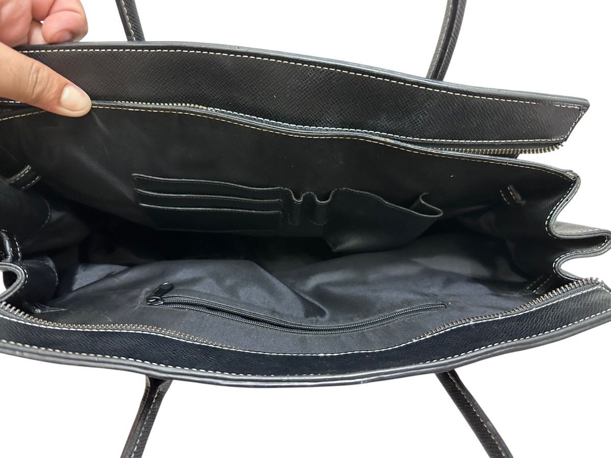 Genuine Leather RARE ‼️ Leather Black ‘Birkin’ Bag Size ONE SIZE - 8 Thumbnail