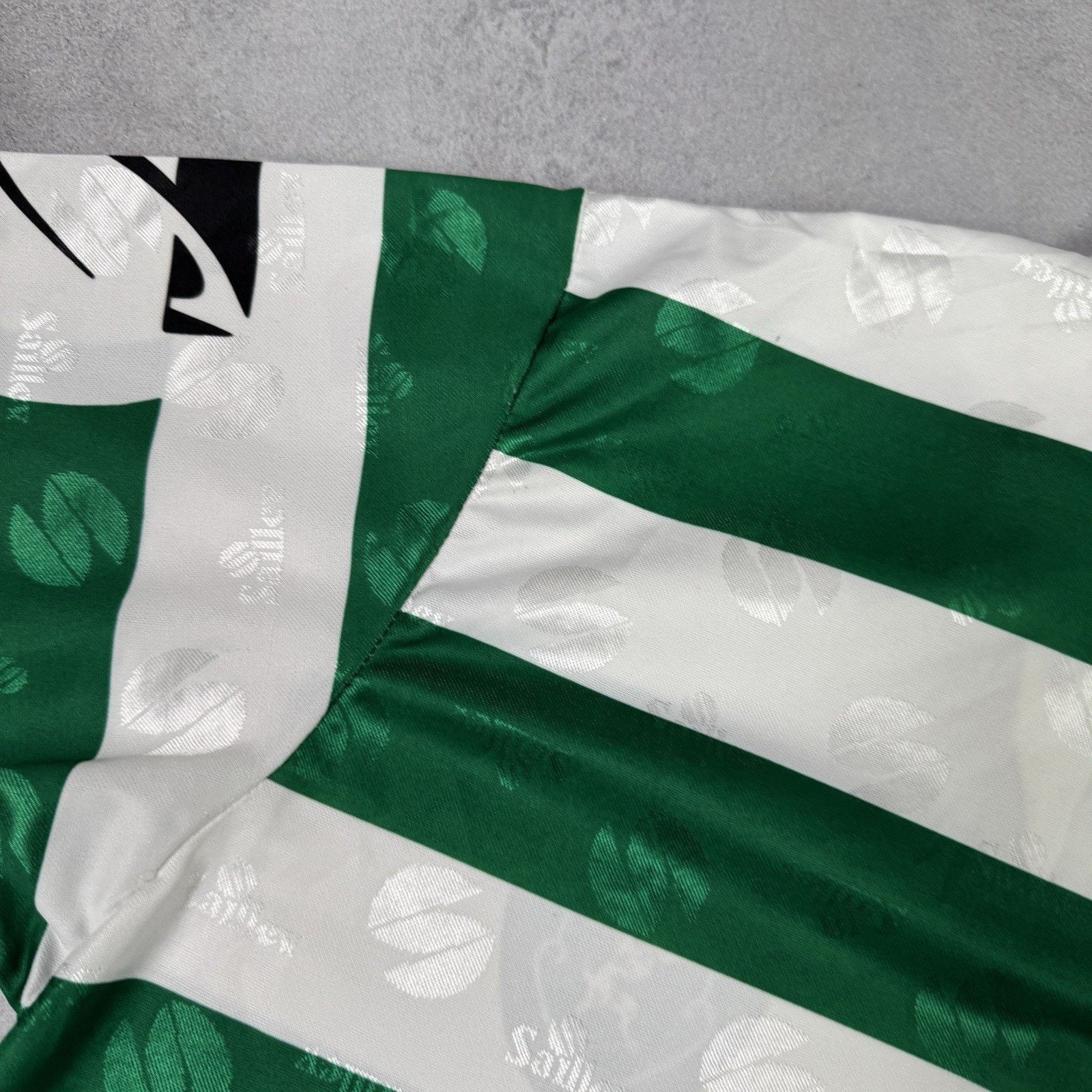 Vintage 1995-1996 Sporting Lisbon Saillev Home Soccer Jersey Size US XL / EU 56 / 4 - 17 Thumbnail