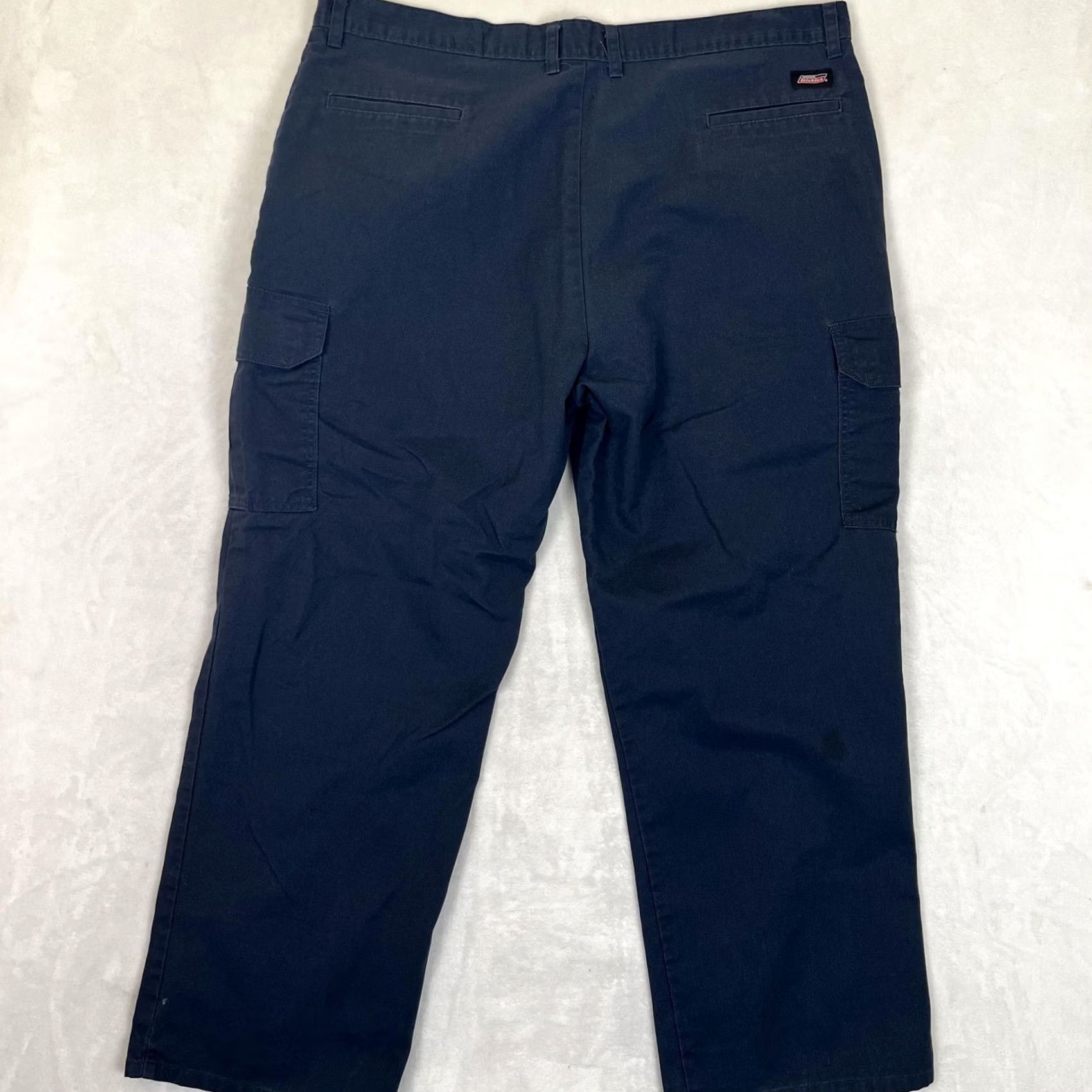 Dickies Dickies Cargo Pants Mens 42x32 Blue Relaxed Fit Canvas Workwear Pockets Size US 42 / EU 58 - 5 Thumbnail