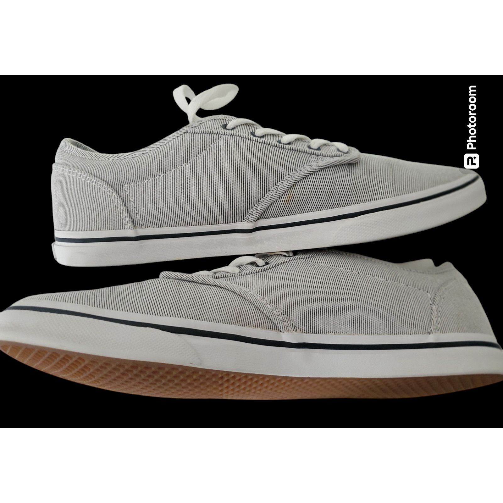 Vans VANS Off the Wall Sneakers Blue Pinstripe Women's Size 8 Size US 8 / IT 38 - 5 Thumbnail