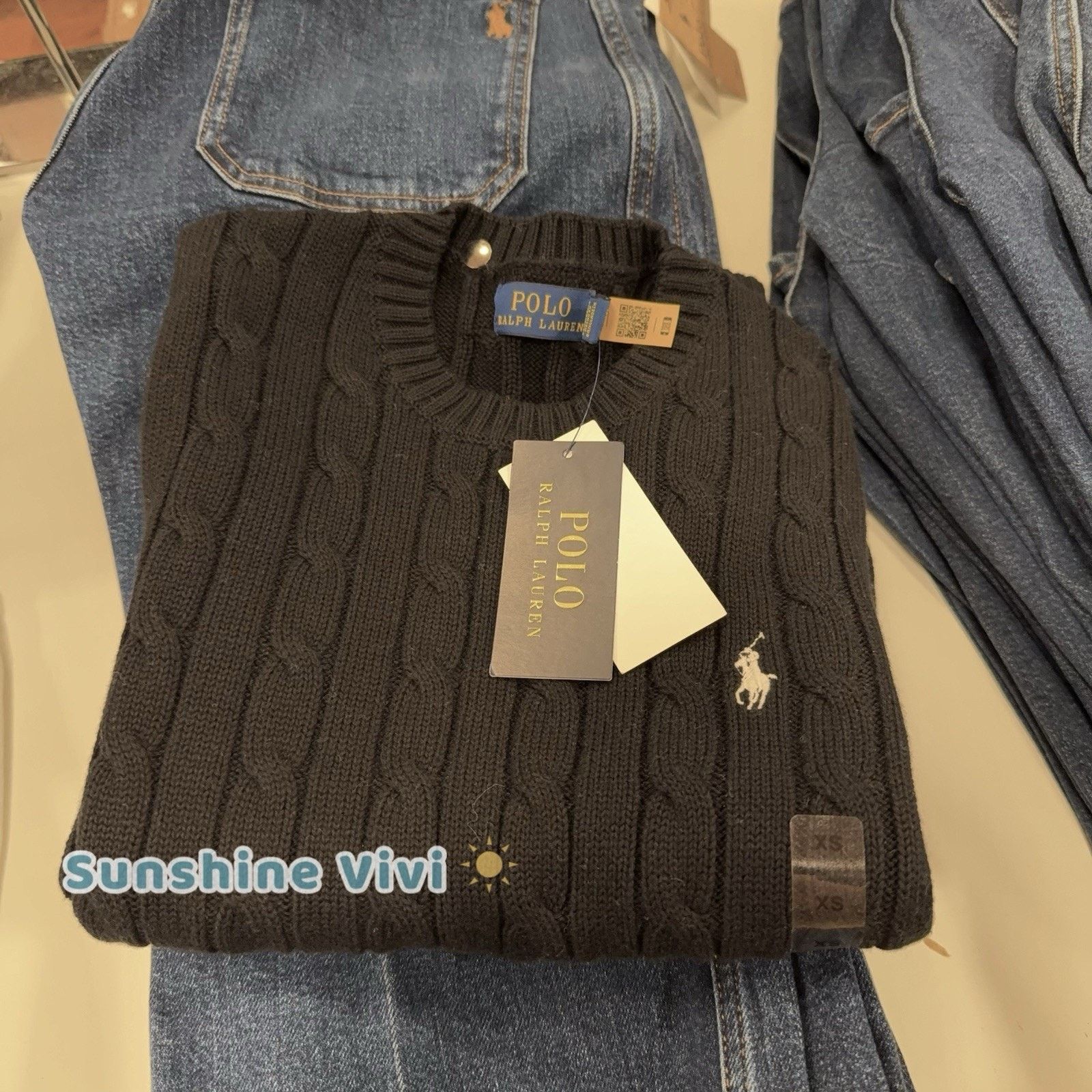 Polo Ralph Lauren NWT Polo Ralph Lauren Woman Cotton Short-Sleeve Sweater Size XS / US 0-2 / IT 36-38 - 5 Thumbnail