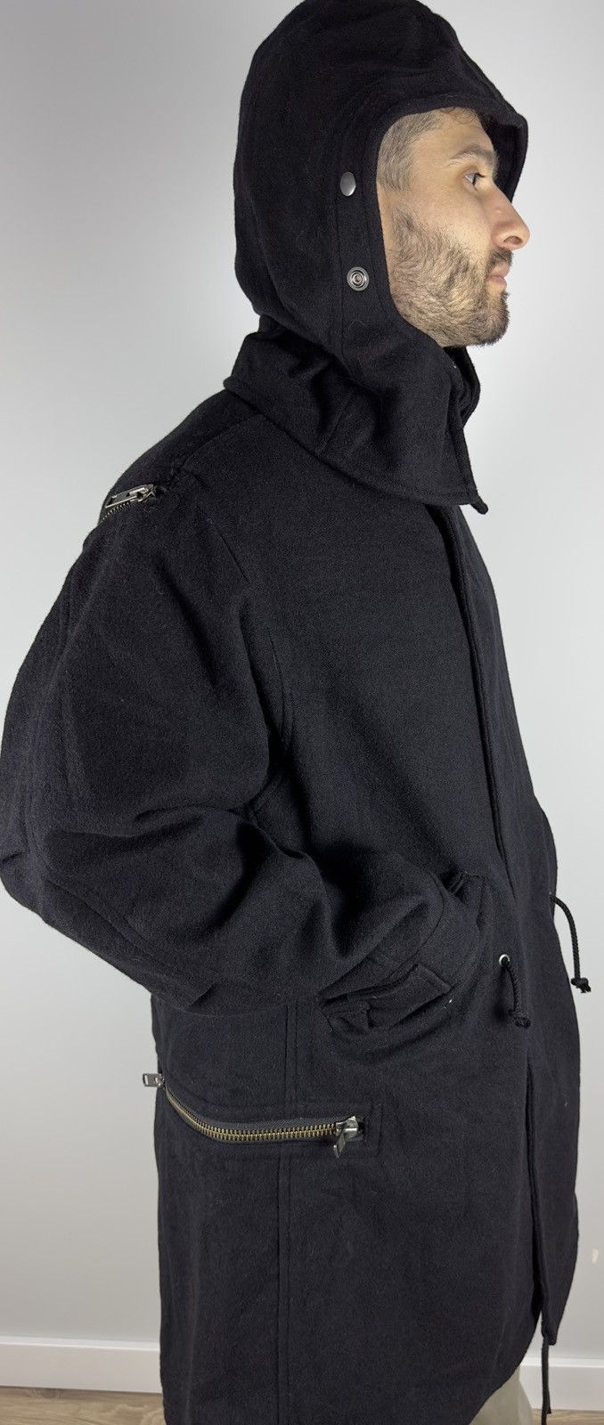 Yohji Yamamoto YOHJI YAMAMOTO Pour Homme 14AW ARCHIVAL Trench Coat Zipper Size US M / EU 48-50 / 2 - 9 Thumbnail