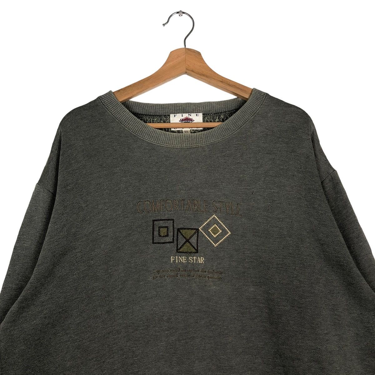 Japanese Brand × Vintage 🔥VINTAGE SWEATSHIRT CREWNECK FINE STAR ISSEY MIYAKE Size US L / EU 52-54 / 3 - 3 Thumbnail