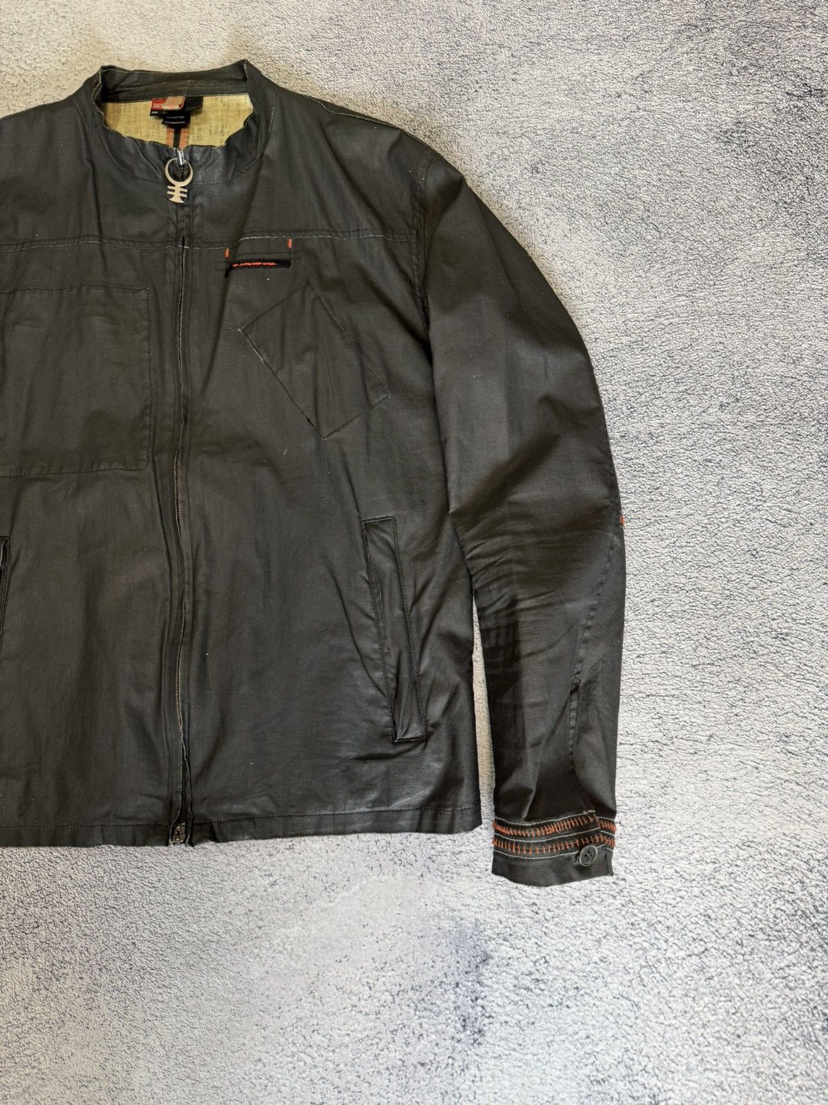 Diesel Vintage Diesel "Le Speed Freak" Jacket Archive Biker Linen Size US L / EU 52-54 / 3 - 9 Thumbnail