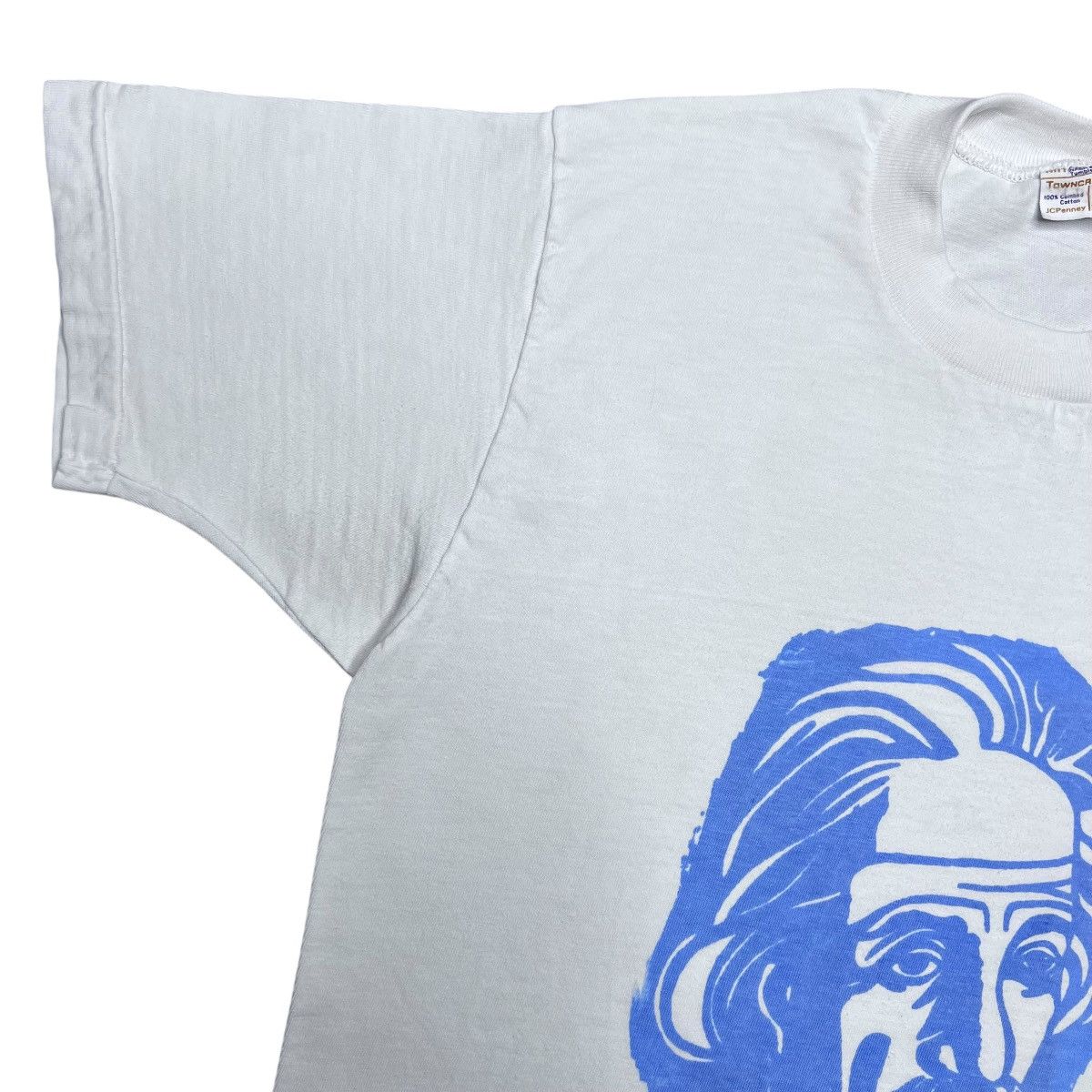 Vintage Vtg 1970s Albert Einstein Towncraft Water Based Graphic Tee Size US S / EU 44-46 / 1 - 5 Thumbnail