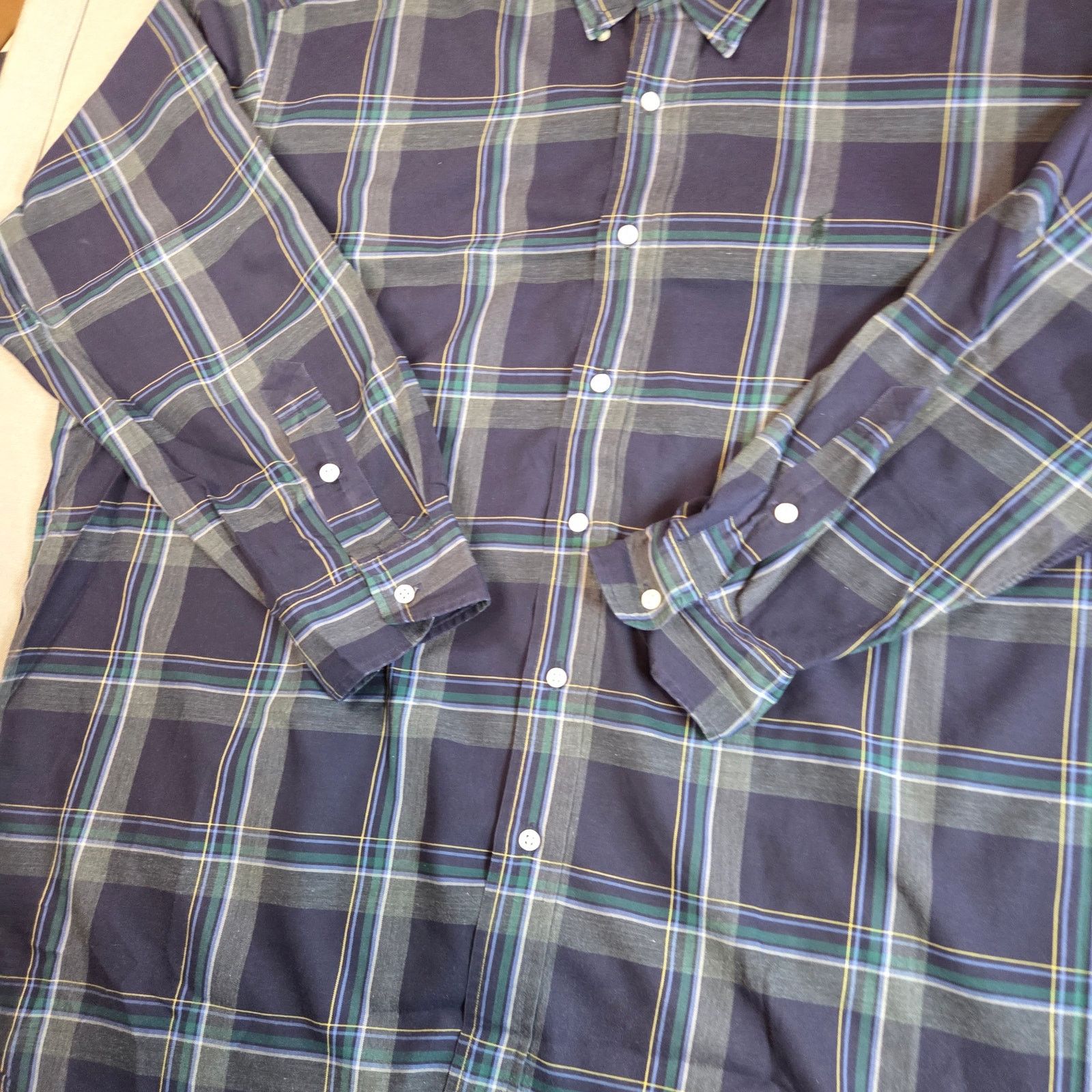 Ralph Lauren Vintage Ralph Lauren Blake Plaid Cotton Shirt XXL Size US XXL / EU 58 / 5 - 4 Thumbnail