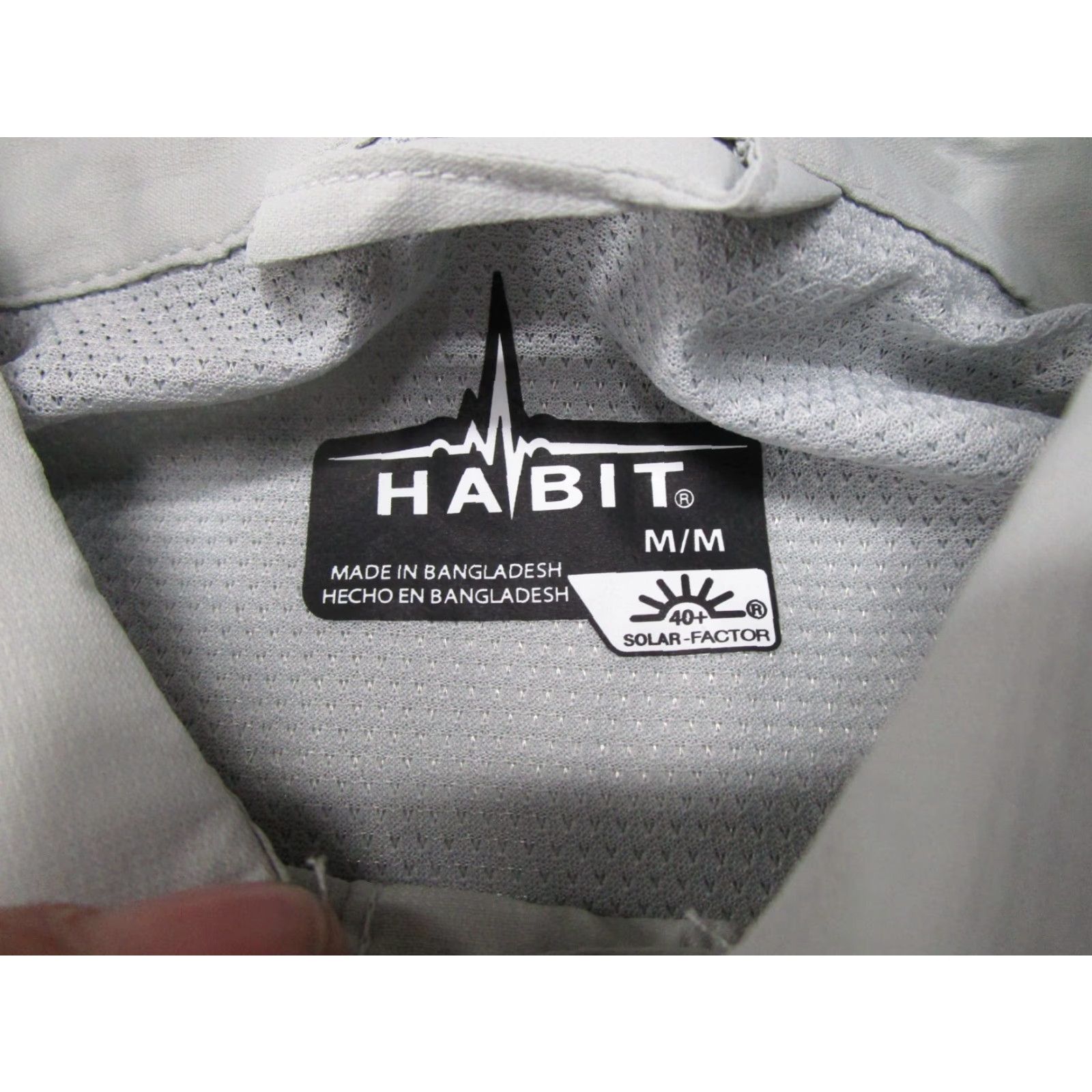 Habitat Habit Crayfish Creek Shirt Men’s M S/S Plaid Outdoor Button-Up Short Sleeve Gray NWT Vintage: No Size US M / EU 48-50 / 2 - 4 Thumbnail