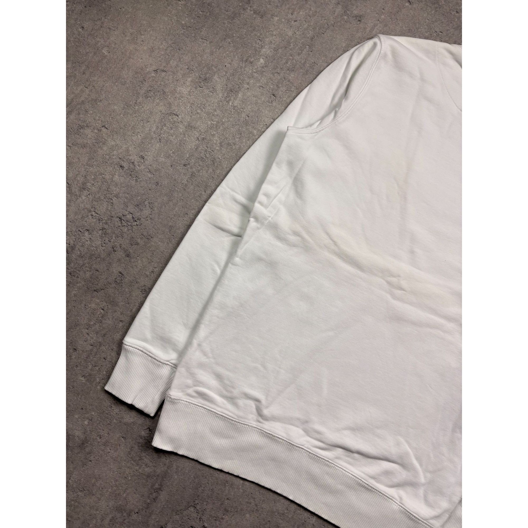 Diesel Diesel Mens White Sweatshirt With Neon Accents Size S Cotton Size US S / EU 44-46 / 1 - 10 Thumbnail