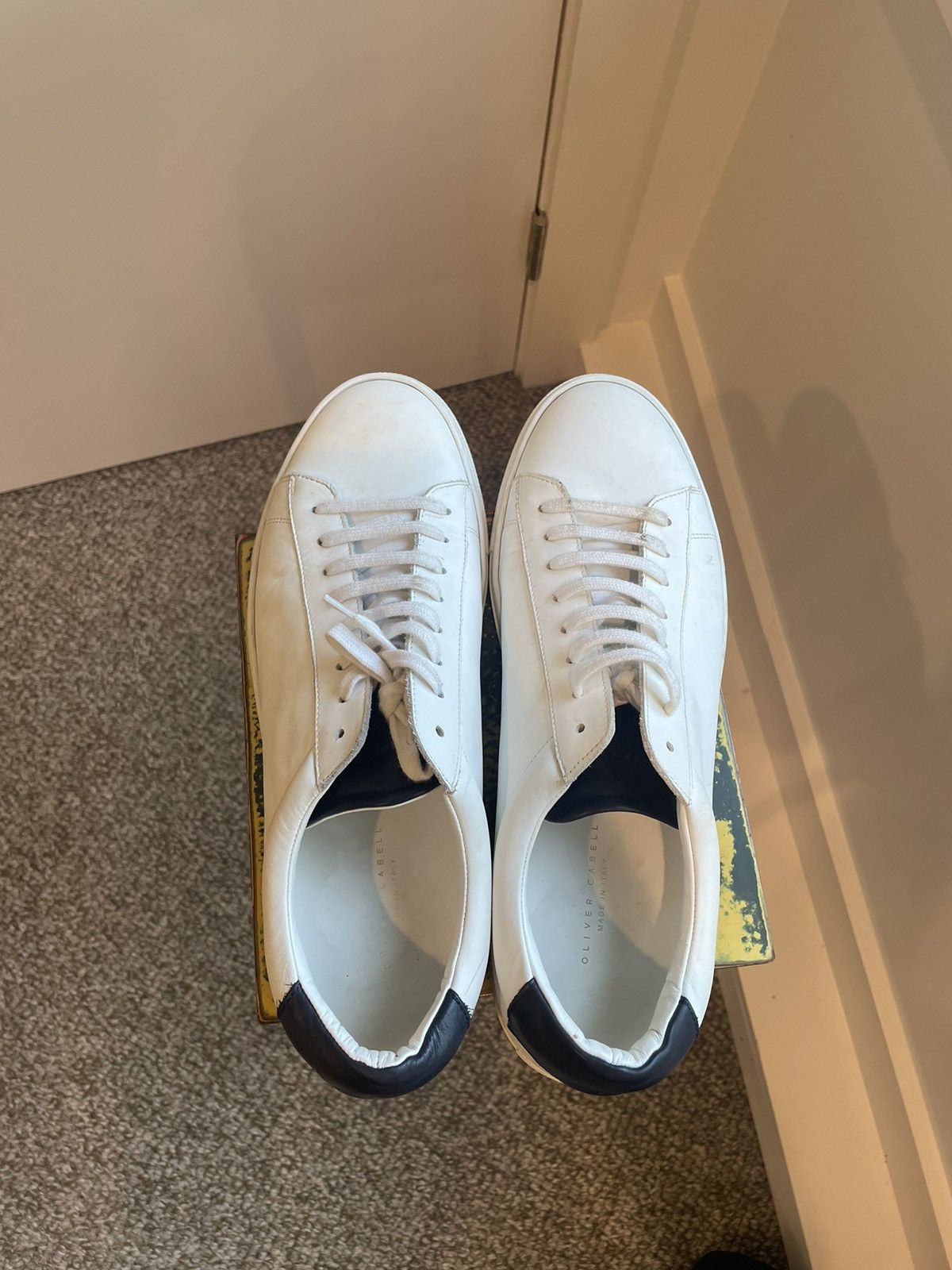 Oliver Cabell White and Blue Oliver Cabell Sneaker Size US 13 / EU 46 - 3 Thumbnail