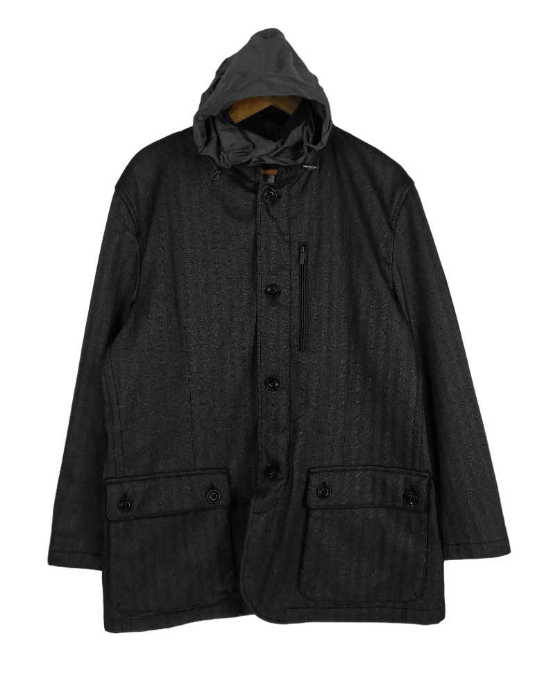 Armani Collezioni Vintage 90s Armani Collezioni Jacket Hoodie Puffer Winter Size US L / EU 52-54 / 3 - 2 Thumbnail