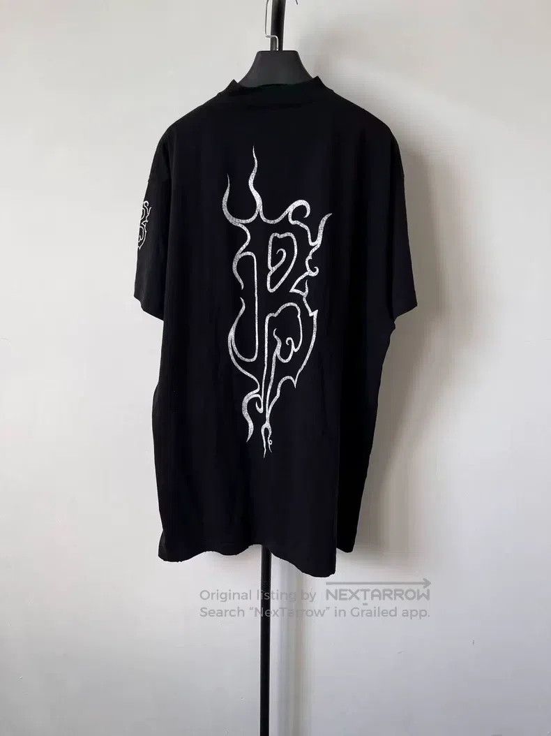 Balenciaga Balenciaga Letter Print Crew Neck Short Sleeve T-Shirt Loo Size US M / EU 48-50 / 2 - 2 Thumbnail