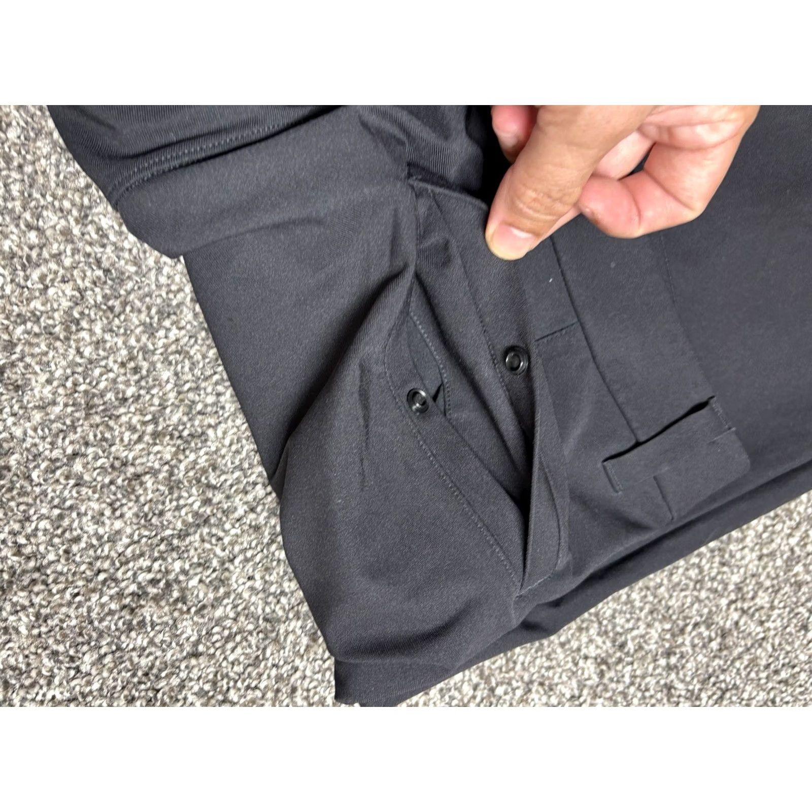 Lululemon Lululemon ABC Pants Mens 30 Black Slim Fit Trouser Warpstreme LM5975S Size US 30 / EU 46 - 7 Thumbnail