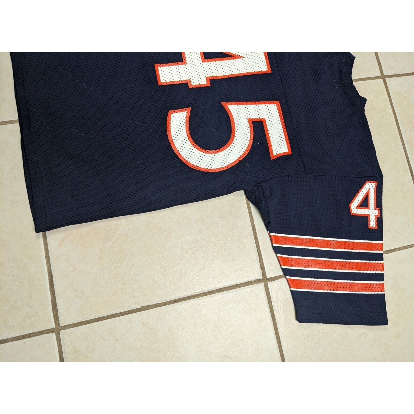 MacGregor Vtg 1980s Sand Knit Chicago Bears Gary Fencik #45 Jersey USA Size US S / EU 44-46 / 1 - 12 Thumbnail