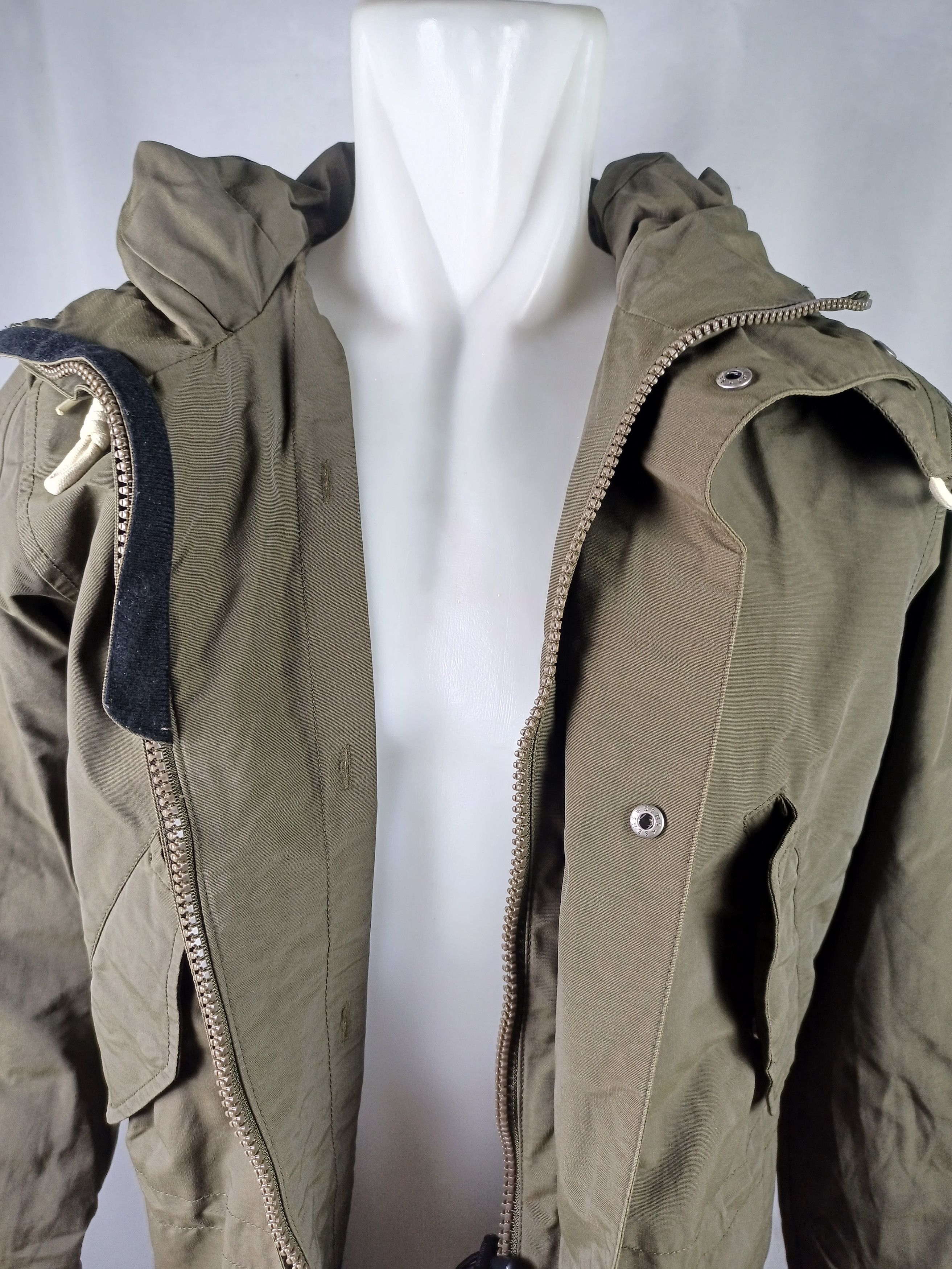 Japanese Brand FRJ JEANS fishtail Green Khaki Urban Vintage Parka Toggle Size US XL / EU 56 / 4 - 4 Thumbnail