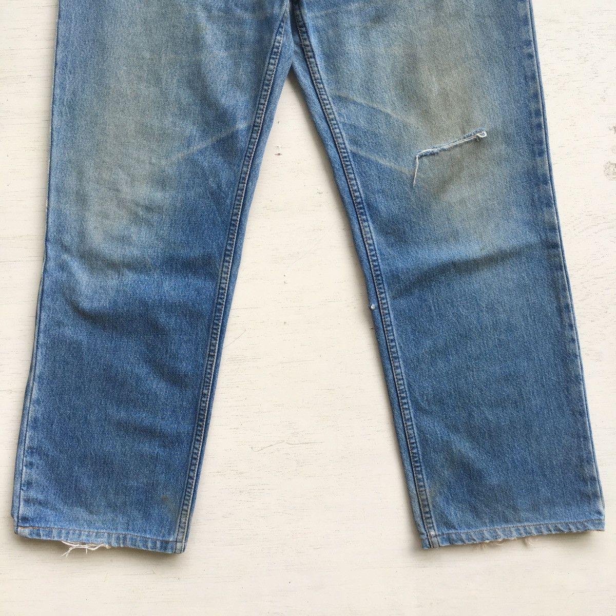 Levi's × Vintage 90s Vintage Levis 515 Jeans Distressed Grunge Size US 35 - 12 Thumbnail